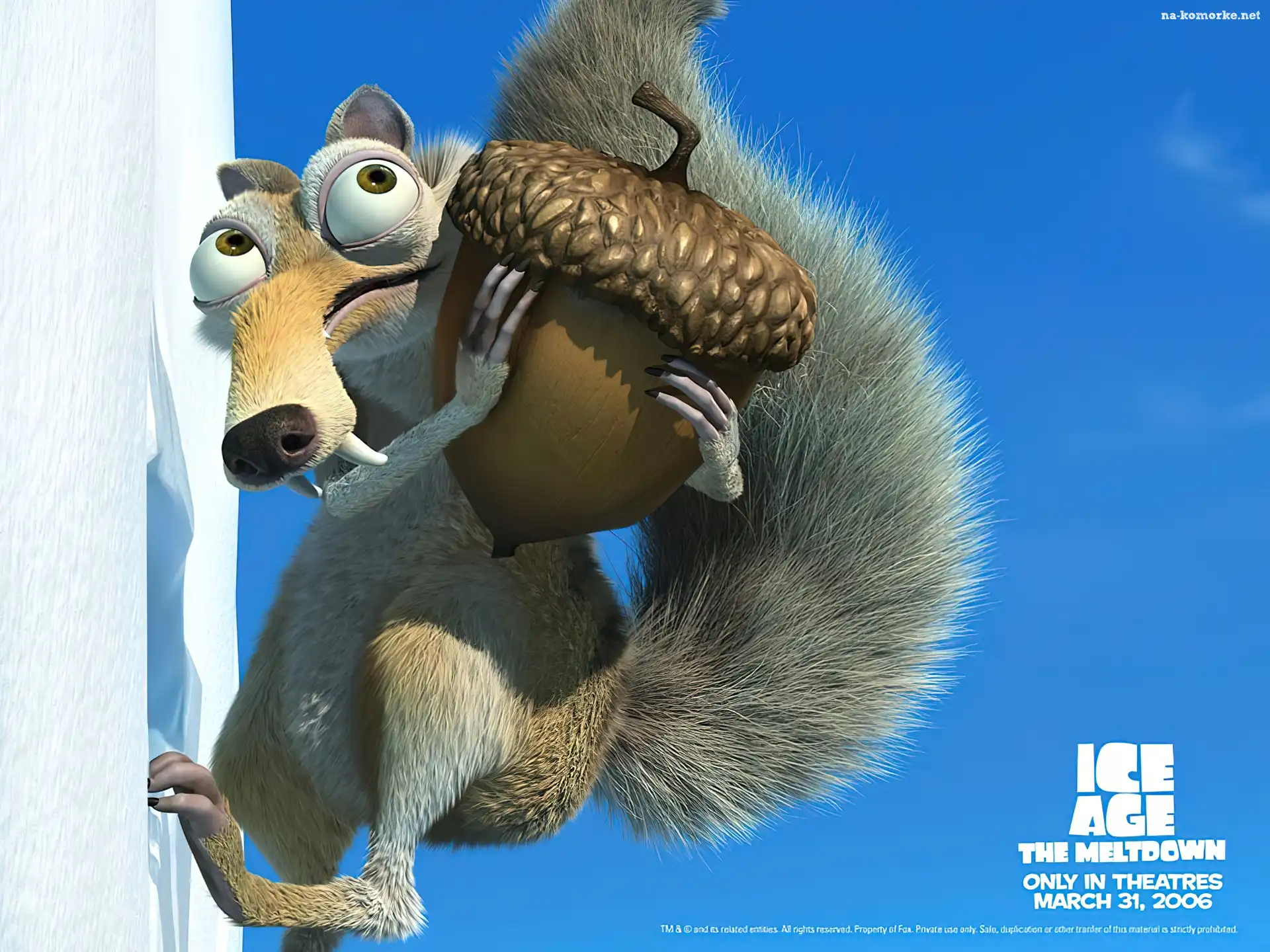 wiewiór, Ice Age The Meltdown, żołądź, Epoka Lodowcowa 2 Odwilż