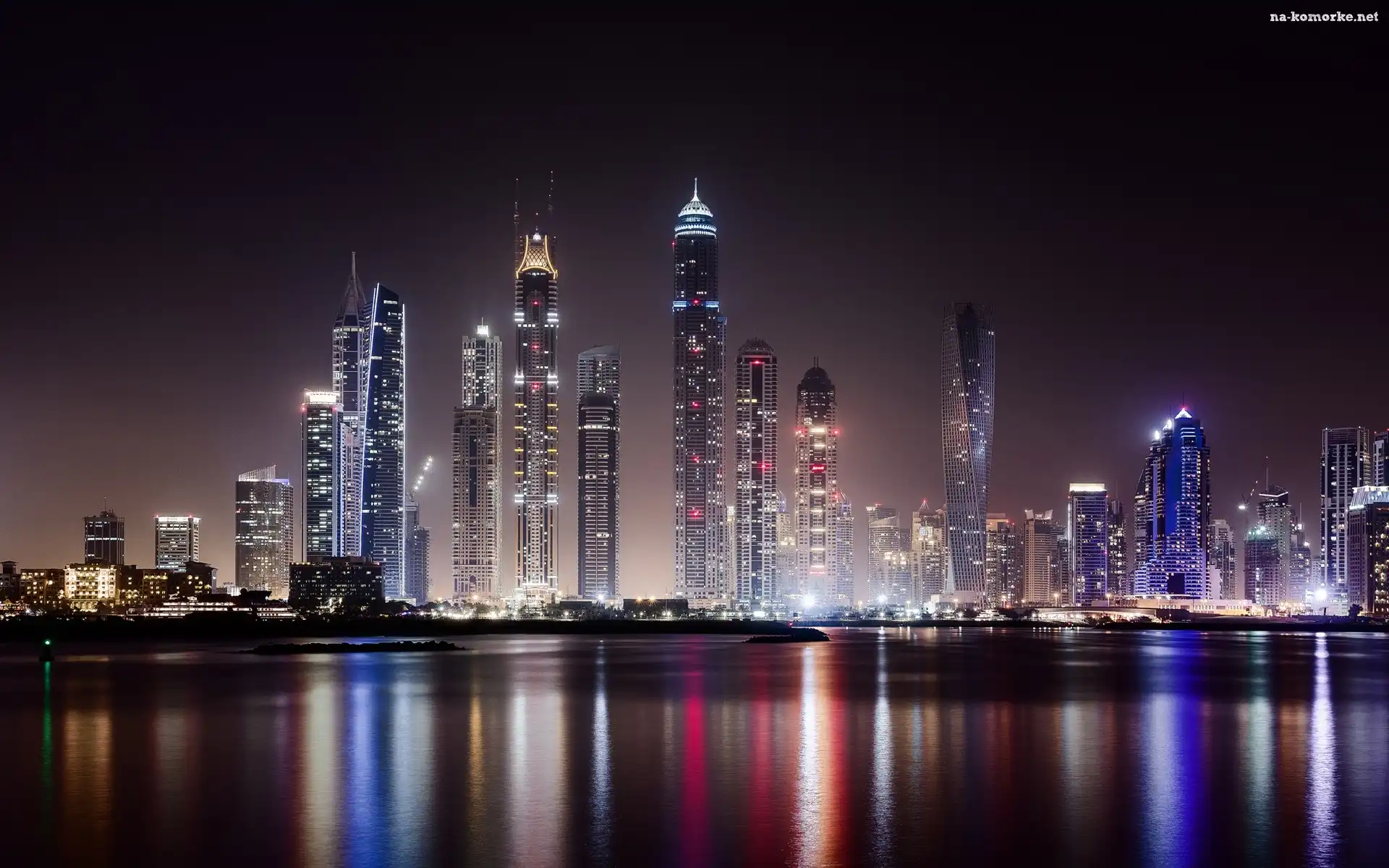 Noc, Wieżowce, Dubaj