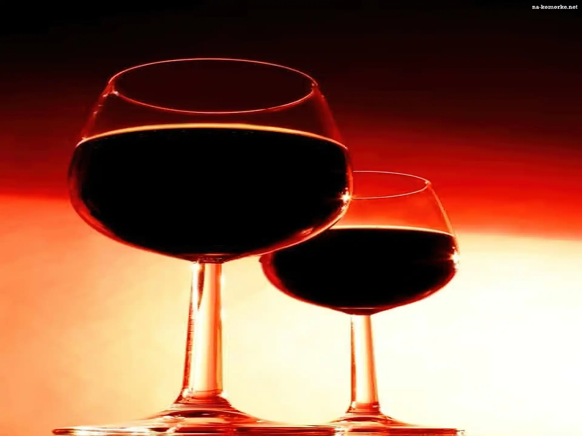 Wina, czerwone wino, lampki