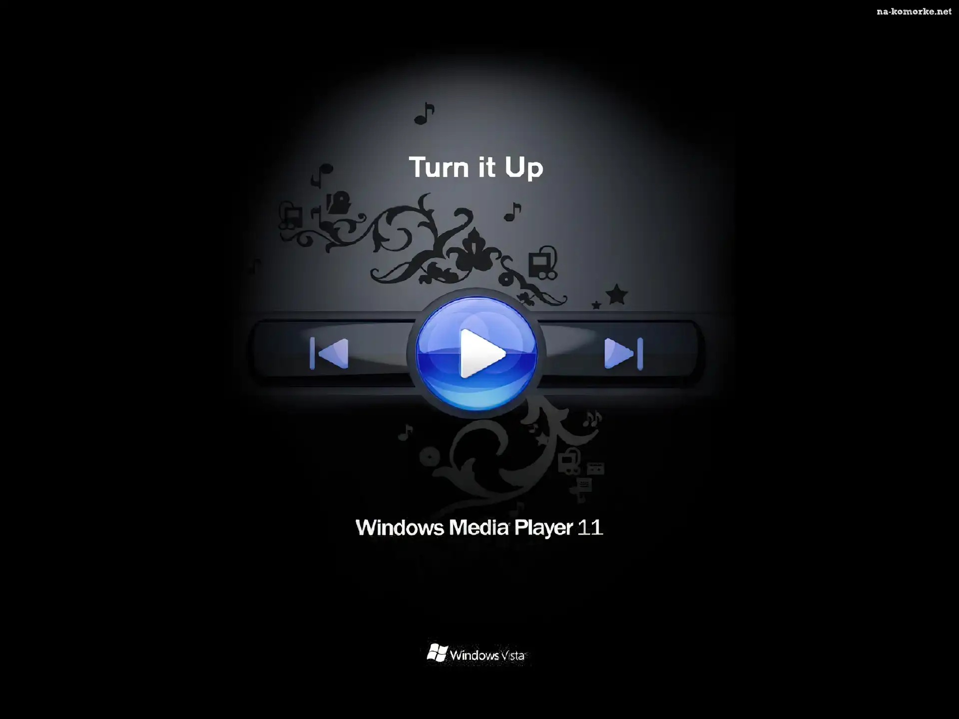 Windows Media Player, nuty, play, ornament