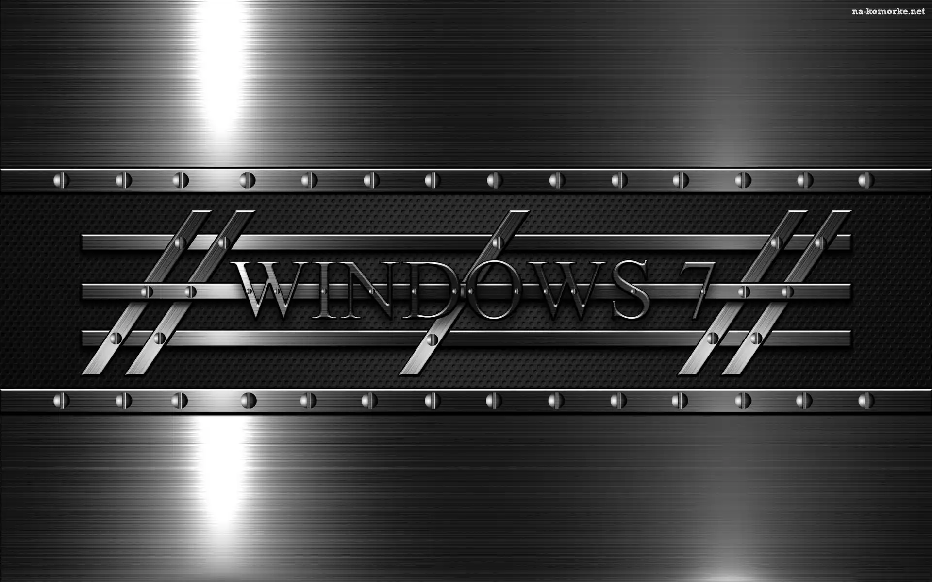 Windows, Połysk, Seven, Stal