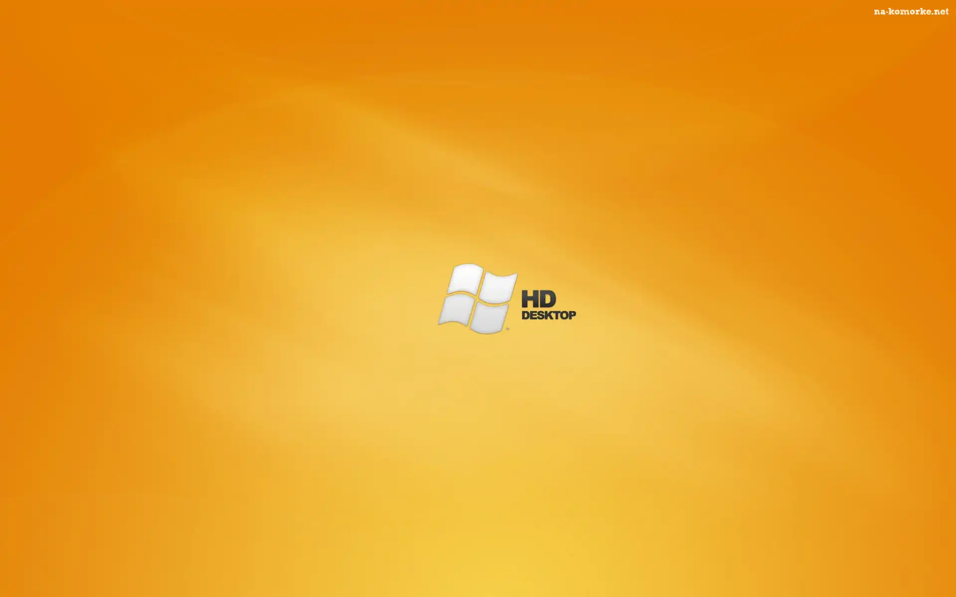 Windowsa, Pomarańczowa, Tapeta, Z, Logo