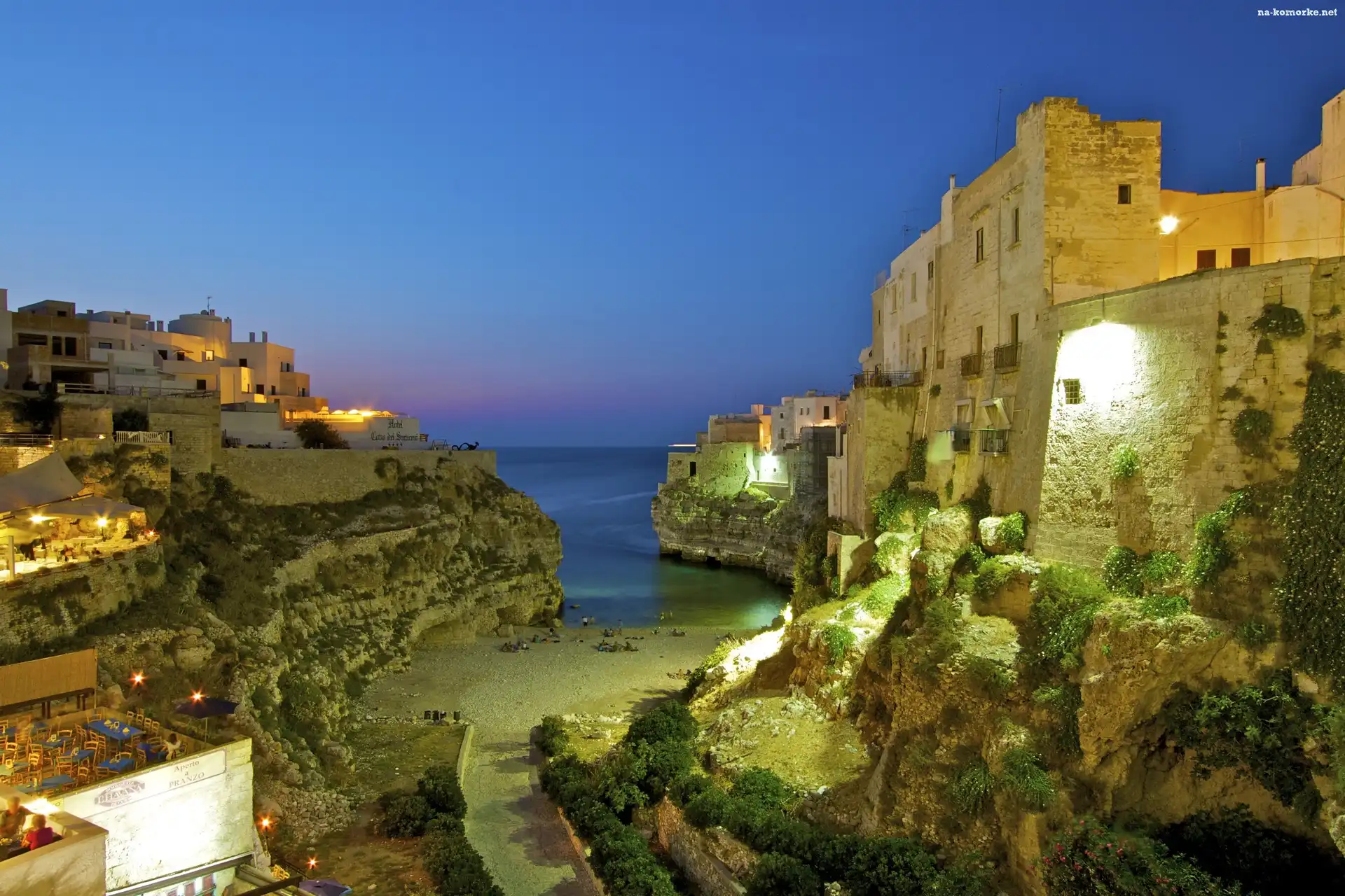 Włochy, Morze, Miasto, Polignano a Mare
