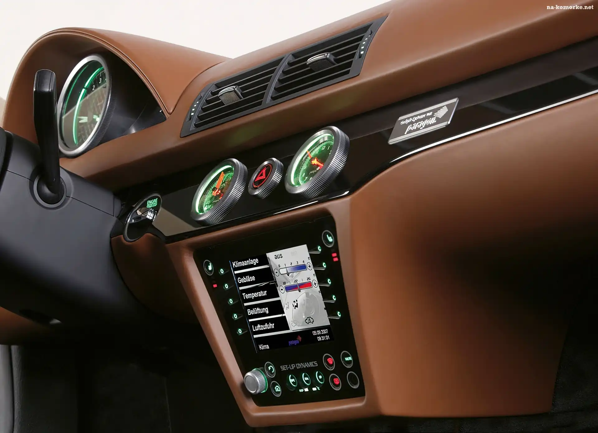 Wnętrze, Klimatyzacja, Artega GT, Panel