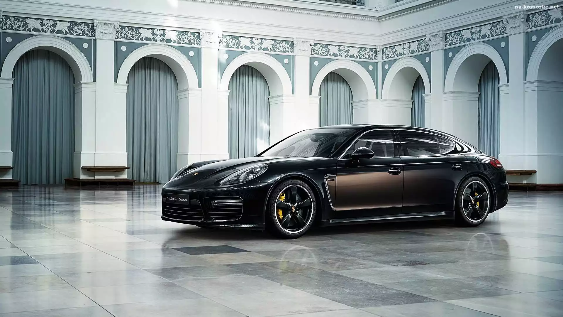 Wnętrze, Samochód, Porsche Panamera