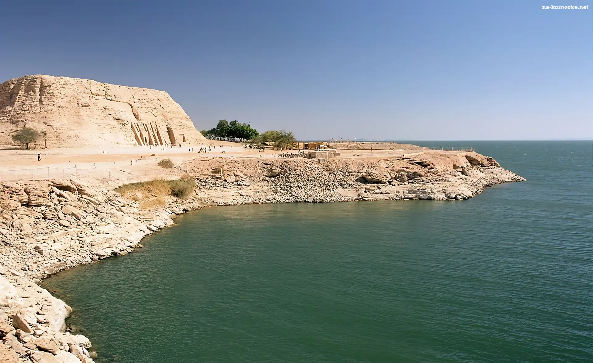 Woda, Egipt, Abu Simbel, Świątynia, Nefertari