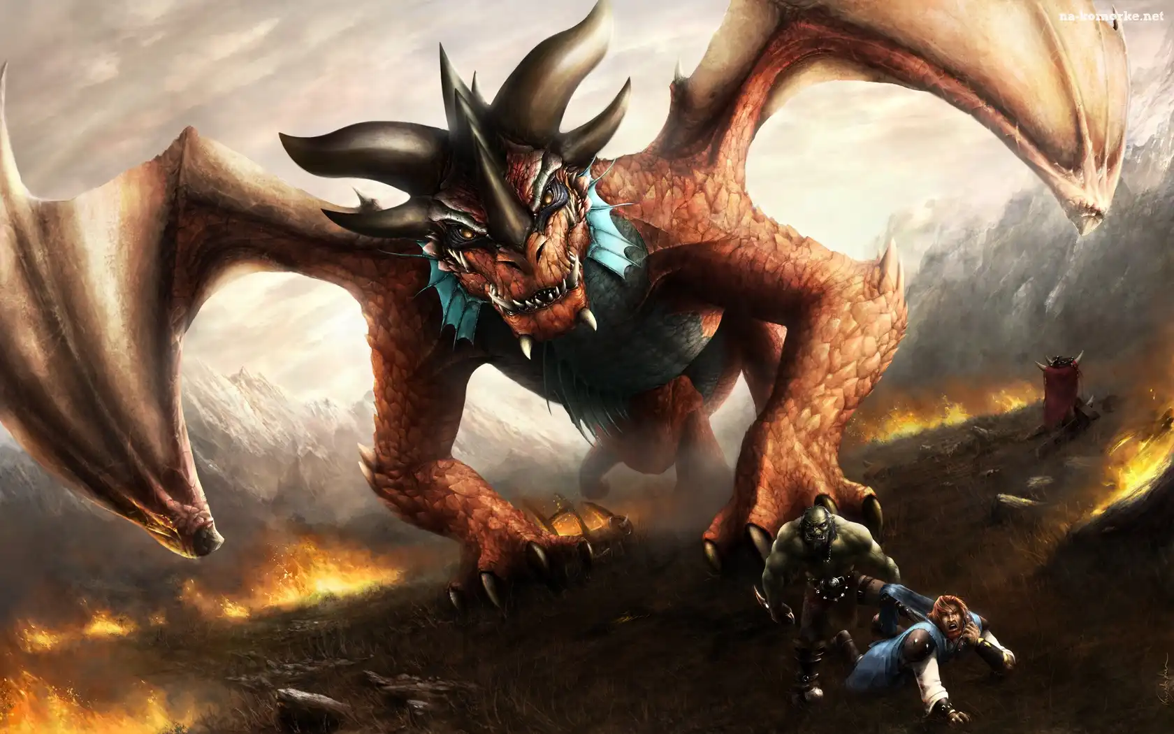 World Of Warcraft, Człowiek, Smok, Ork