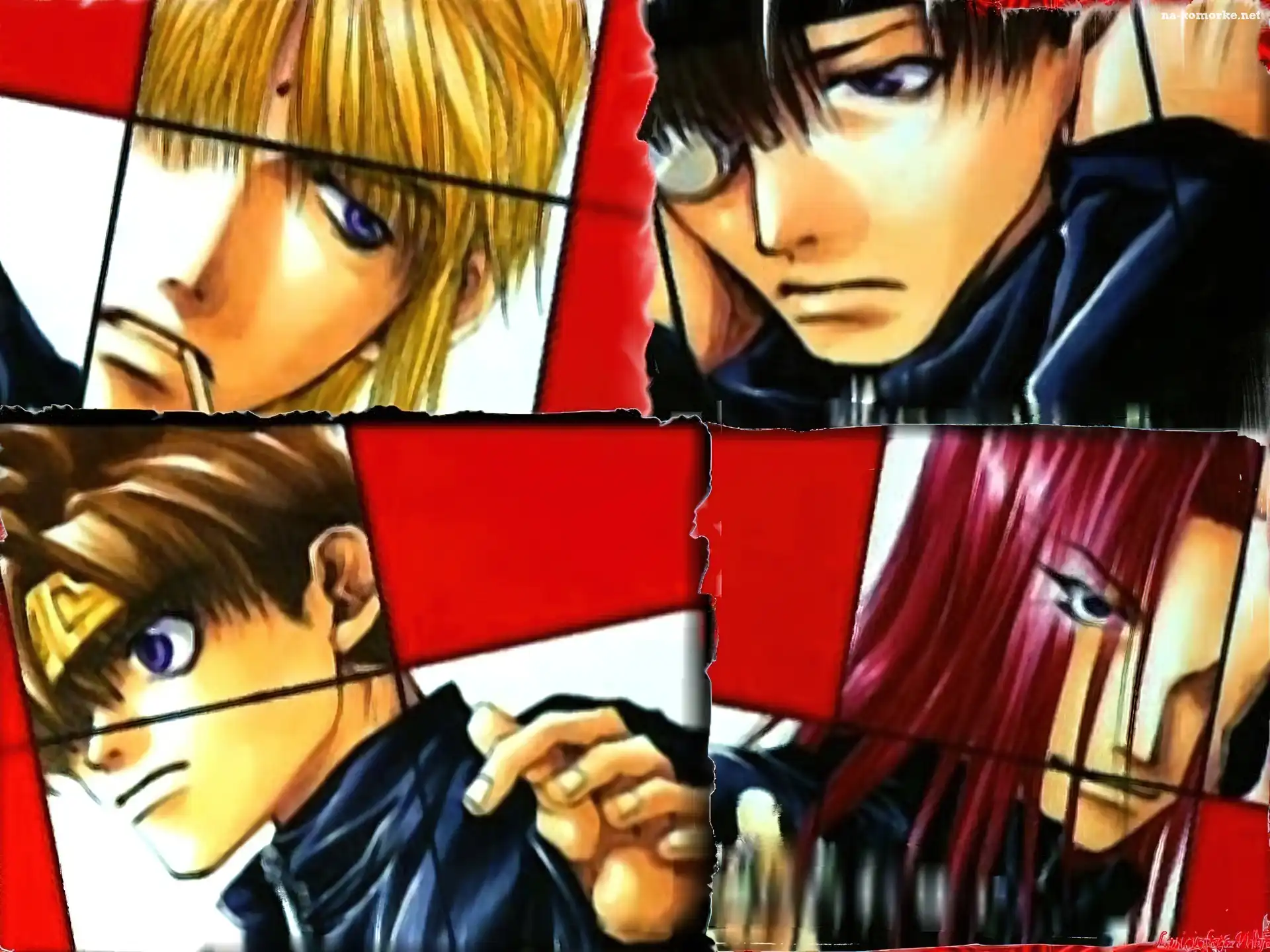 Saiyuki, wycinanka, ludzie
