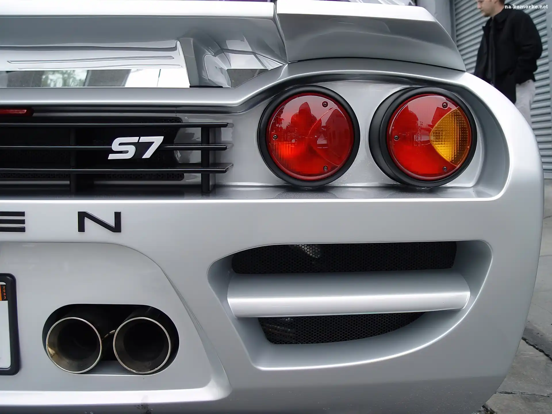 Wydechowa, Saleen S7, Lampa, Tył, Rura
