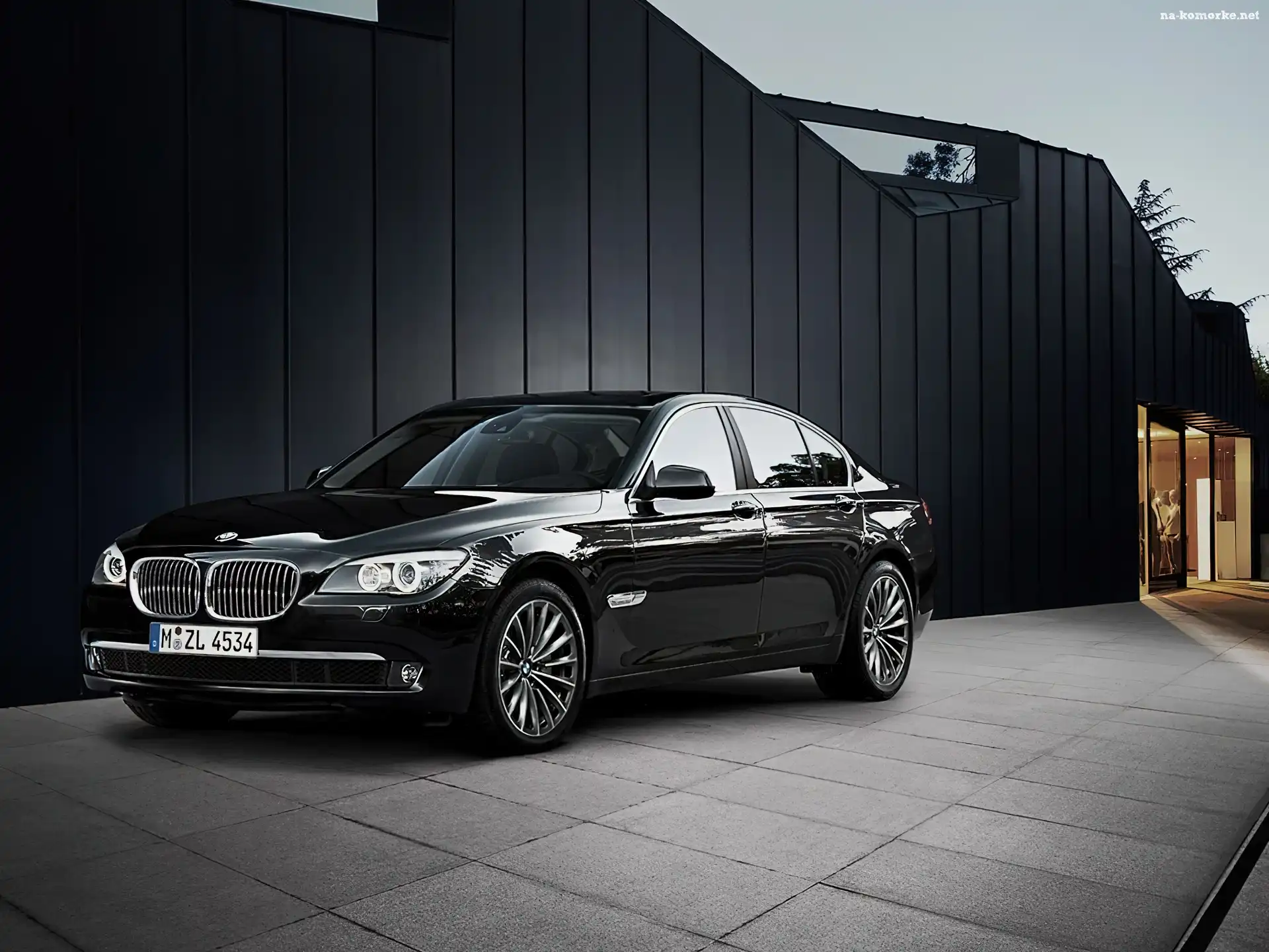 Czarne, WyglÄ…d, BMW seria 7 F01, Nowoczesny
