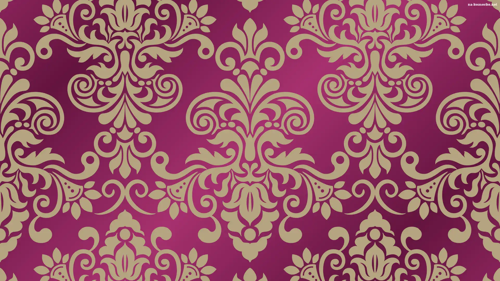 Wzór, Bordowe tło, Ornament, Tekstura