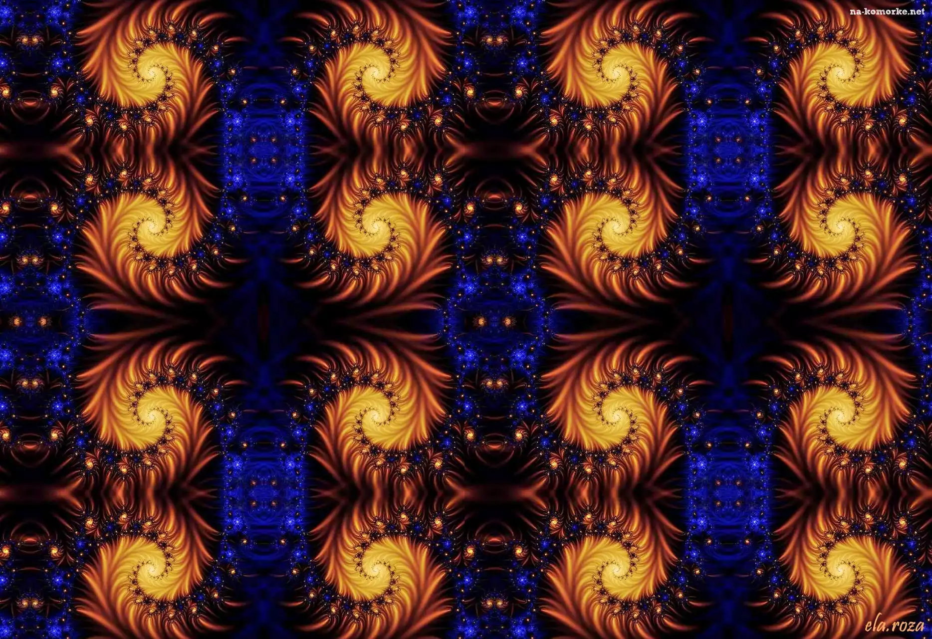 Spiralne, Wzory, Fraktale