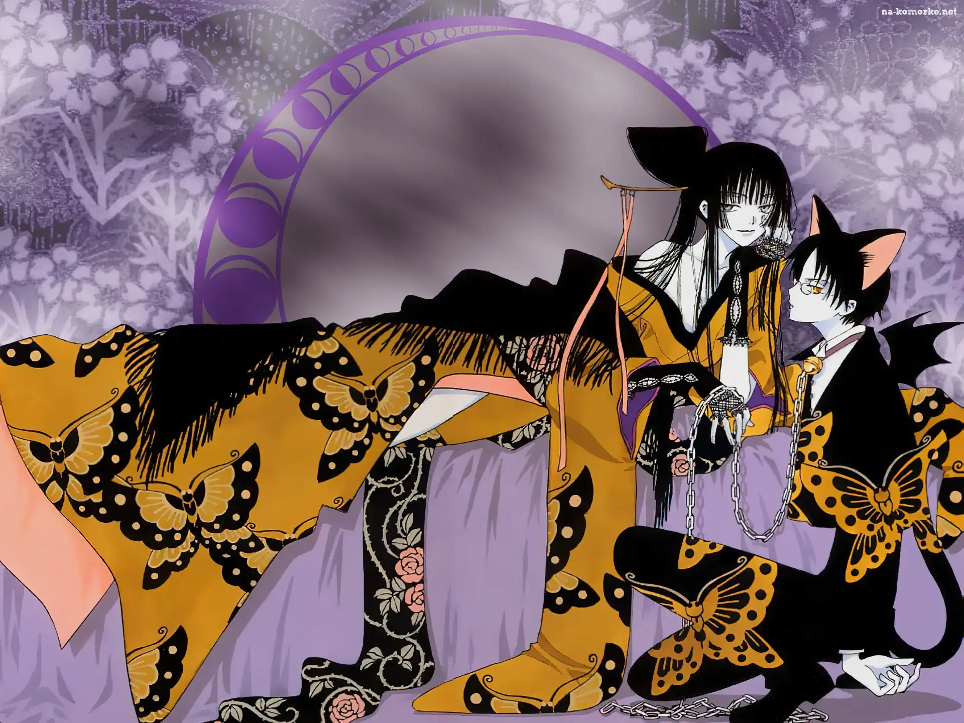 postacie, motyle, Xxxholic, szata