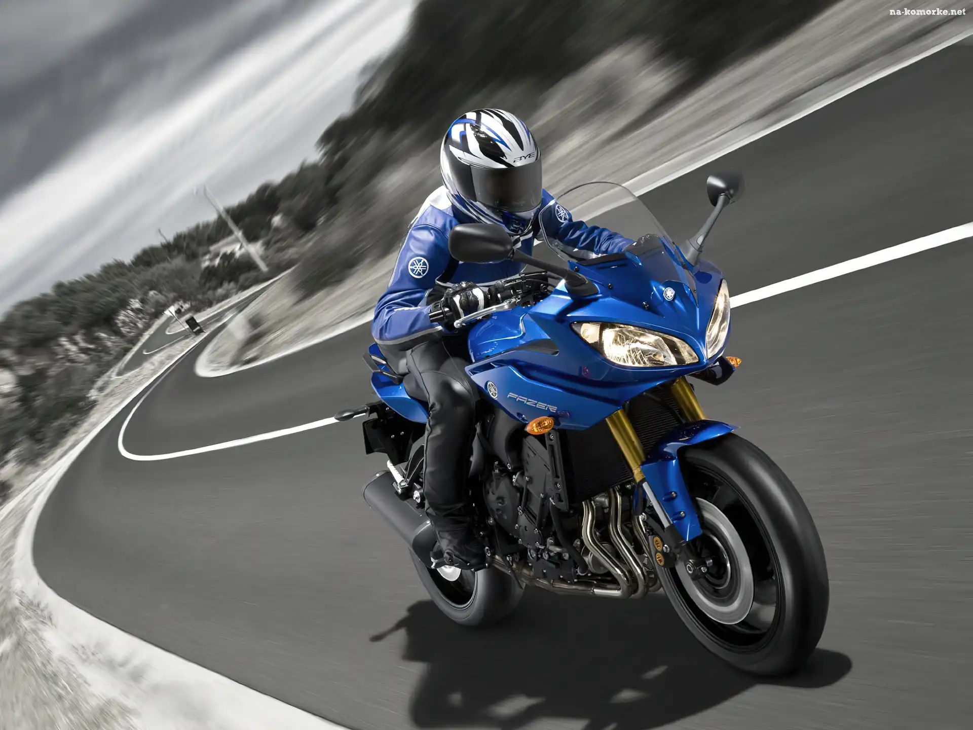 Yamaha FZ8, Wydechowy, Trasa, Kolektor
