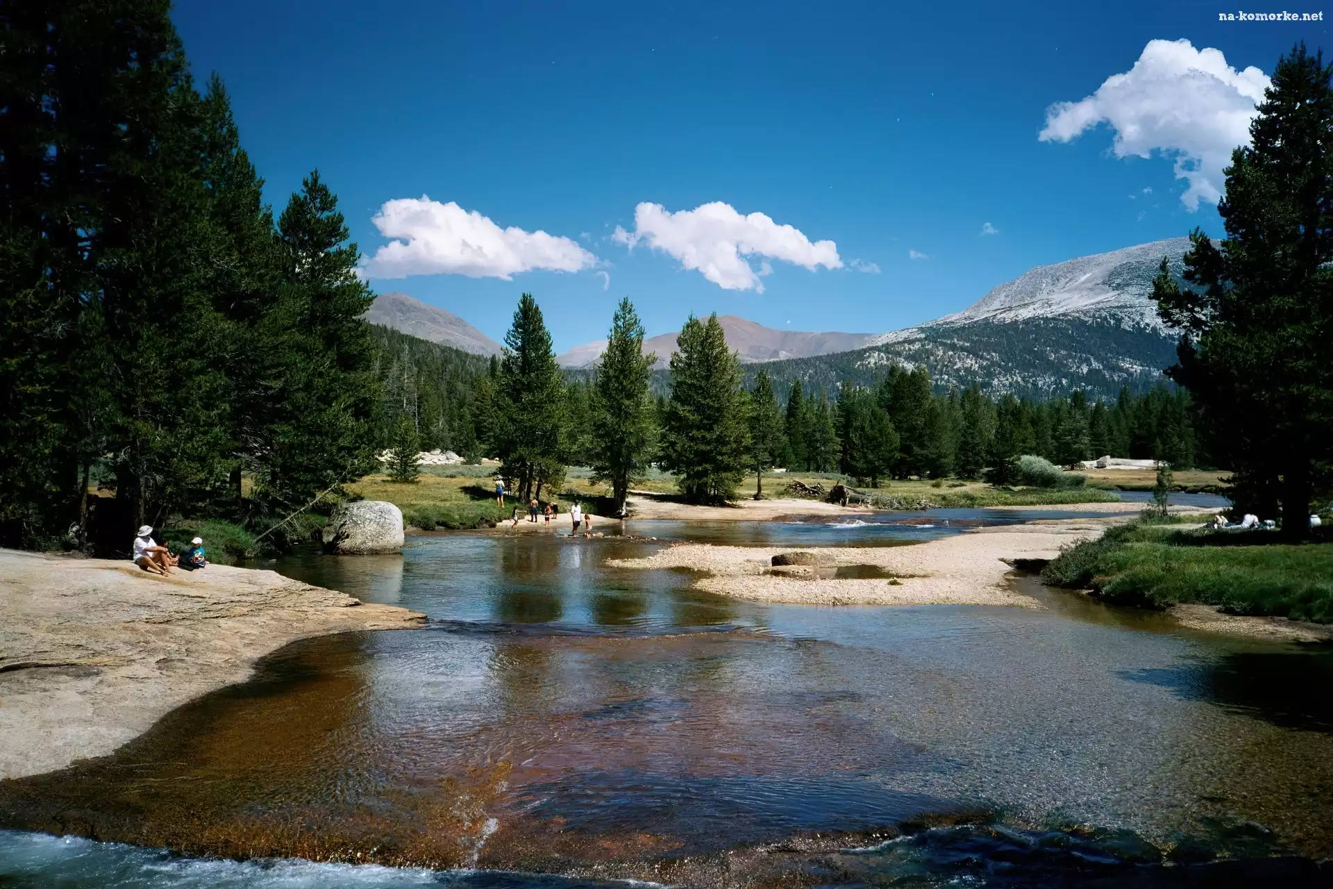 Yosemite, Mielizna, Kalifornia, Rzeka
