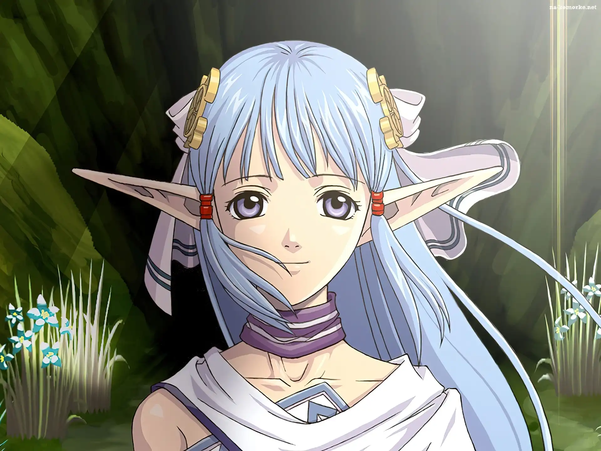 manga, kobieta, Ys Vi The Ark Of Napishtim, grafika, postać, elf