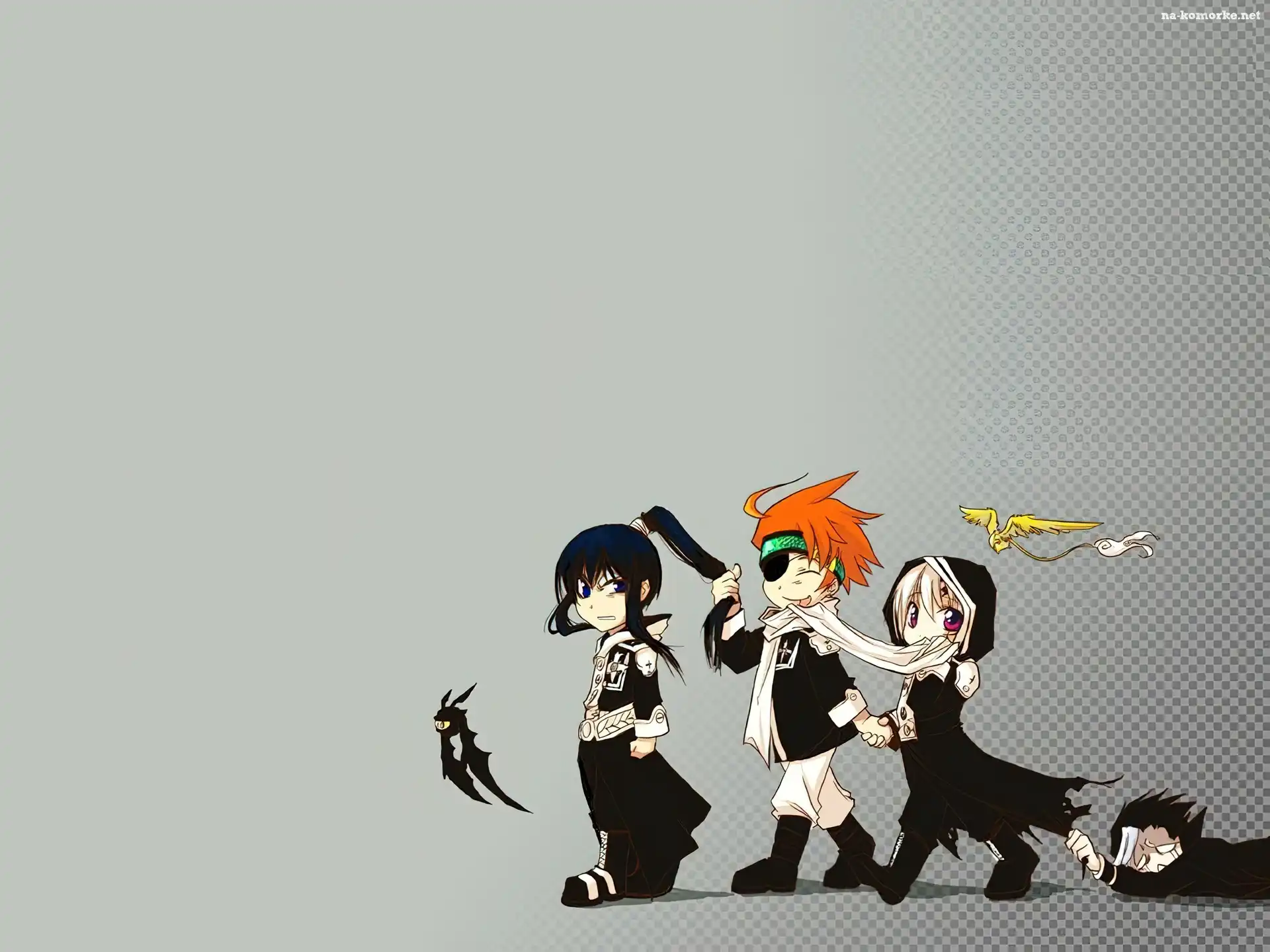 Lavi, Yuu, D.Gray-Man, Krory, Kanda, Allen