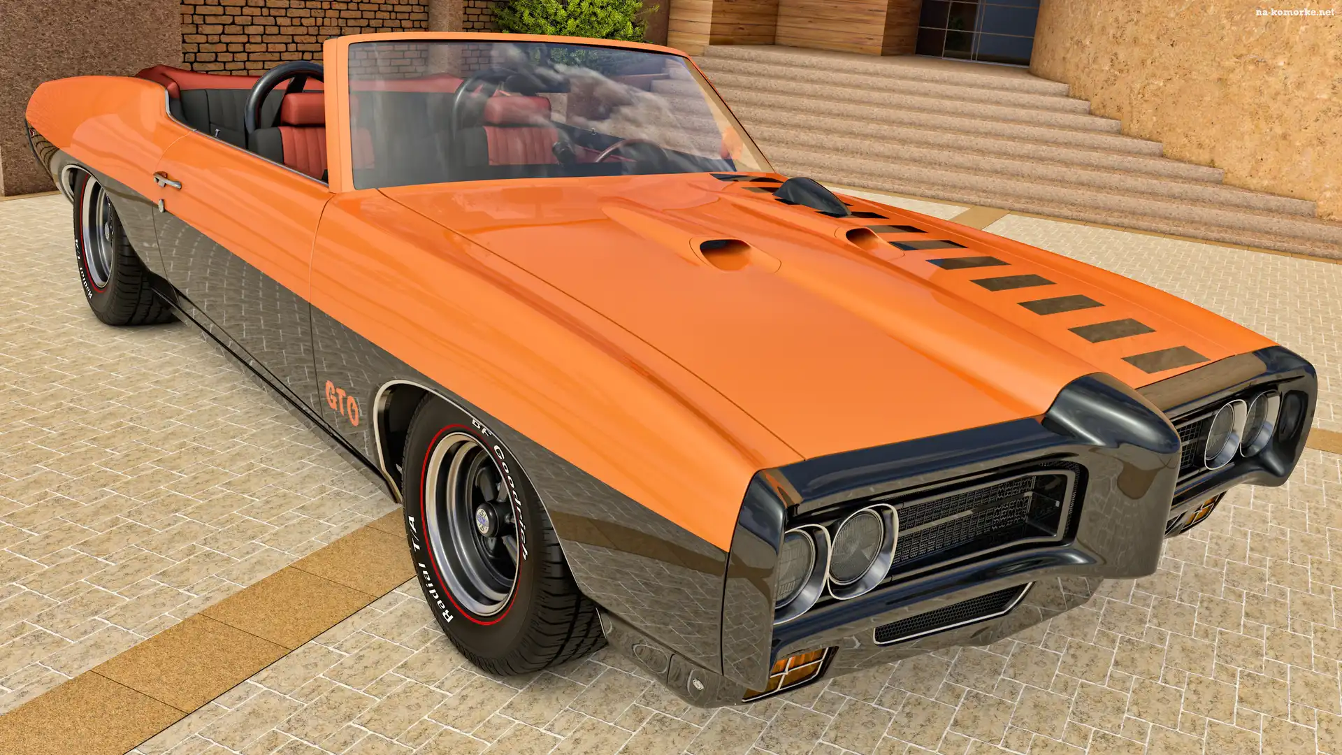 Zabytkowy, Pontiac GTO Convertible, 1969