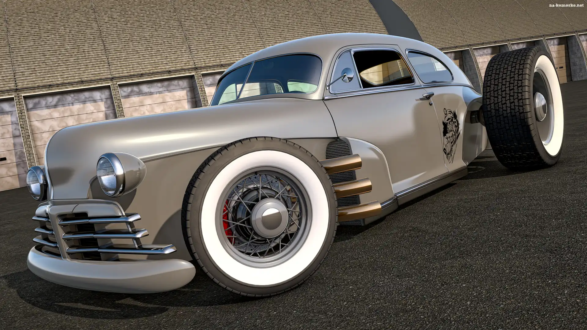 Zabytkowy, Rat Rod, Chevrolet Fleetline, 1948