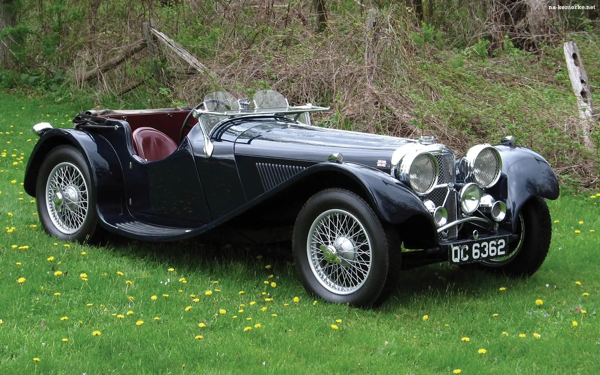 Zabytkowy, 1935, Jaguar, Ss100
