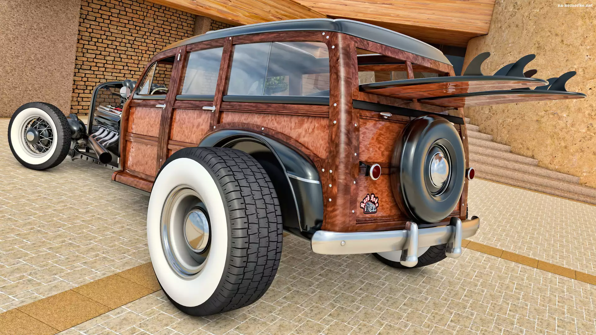 Zabytkowy, Ford Woody Rod, 1948