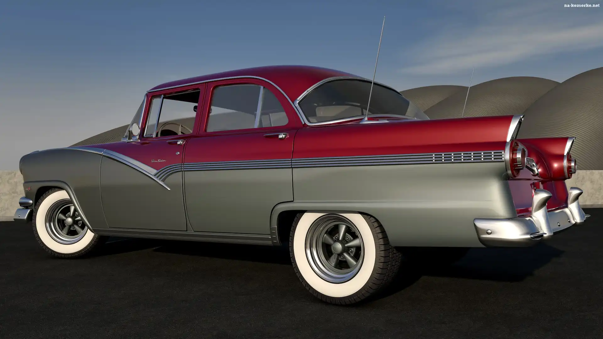 Zabytkowy, Ford Fairlane Town Sedan, 1956