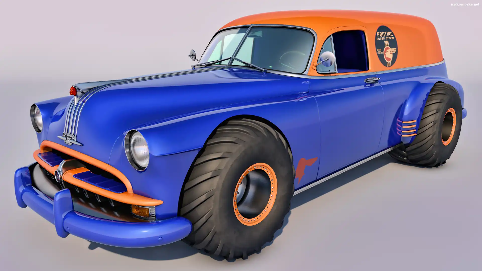 Zabytkowy, Pontiac Streamliner Six Sedan, 1949