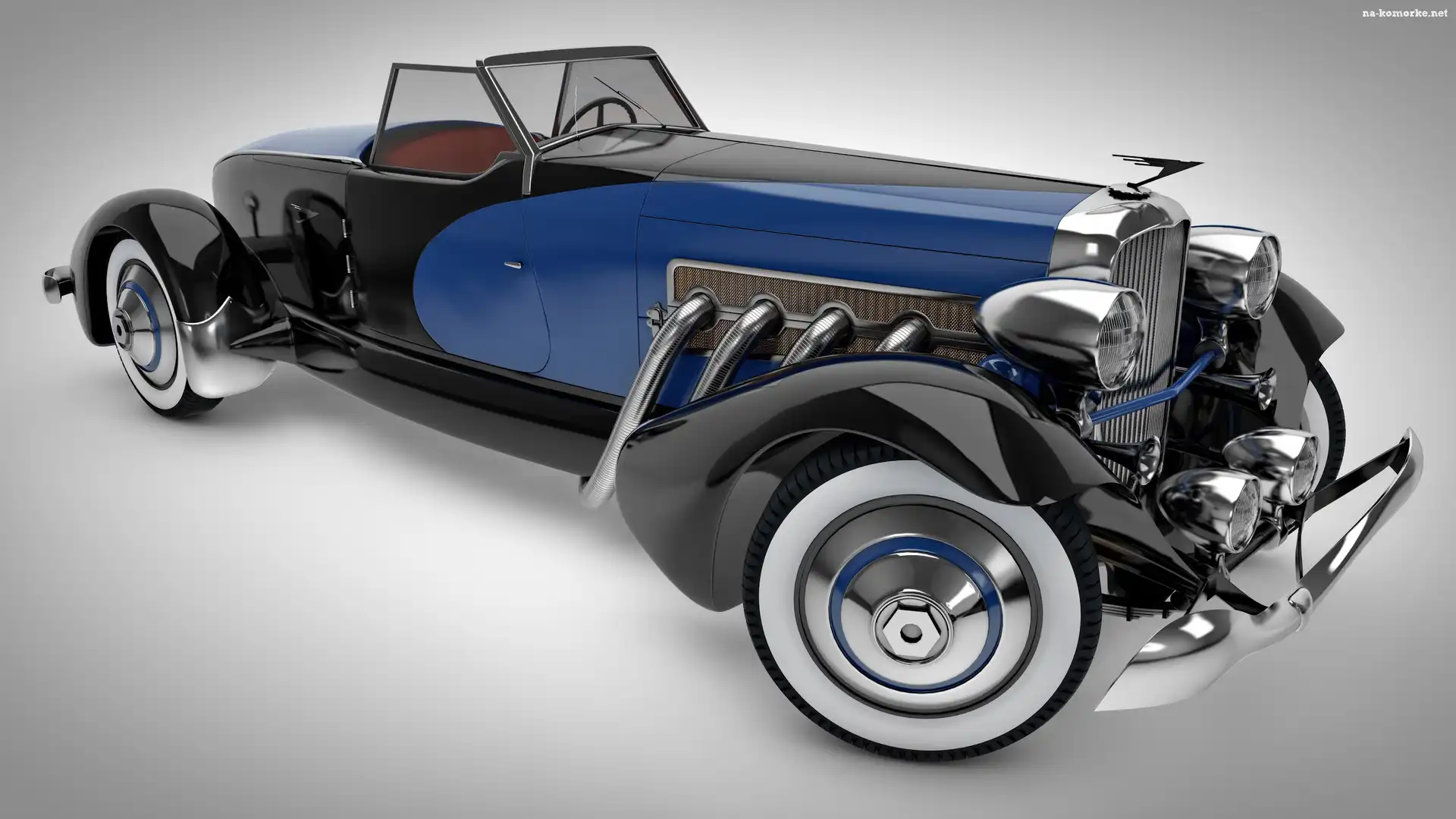 Zabytkowy, Duesenberg Sj Boattail Speedster, 1933