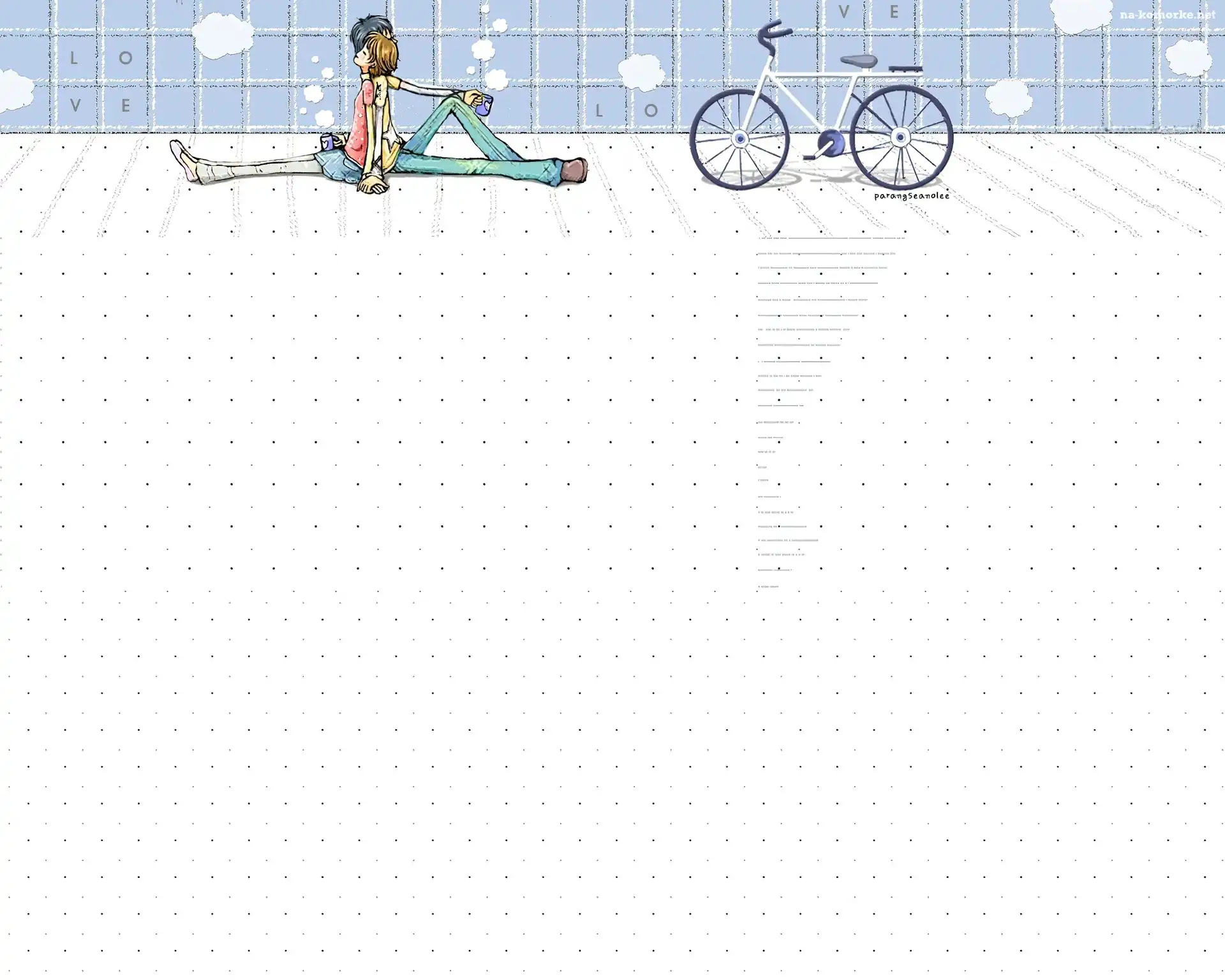 Zakochana, Rower, Para, Spotkanie