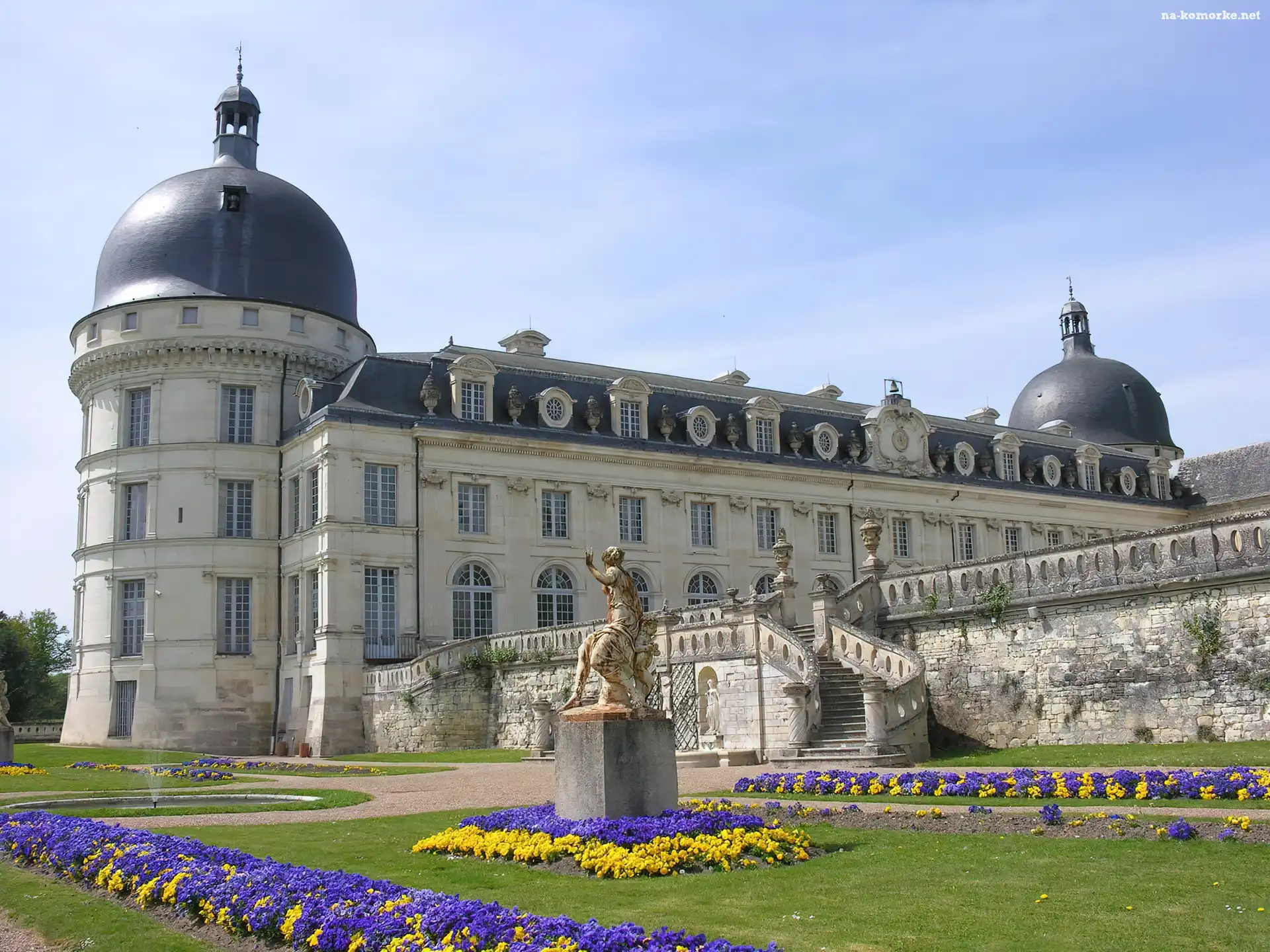 Zamek, Francja, Valencay, Ogród