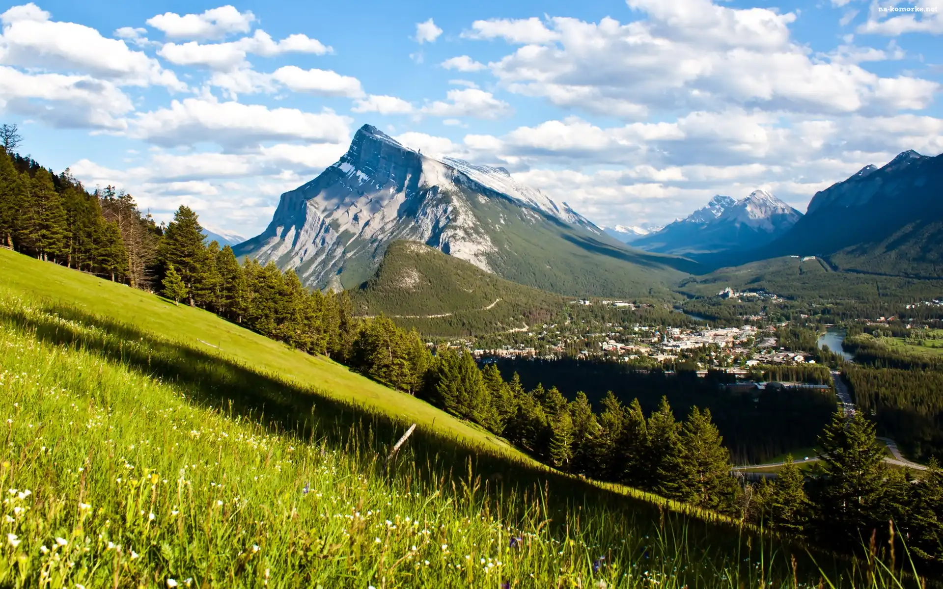 Park Narodowy, Zbocze, Góry, Kanada, Dolina, Banff