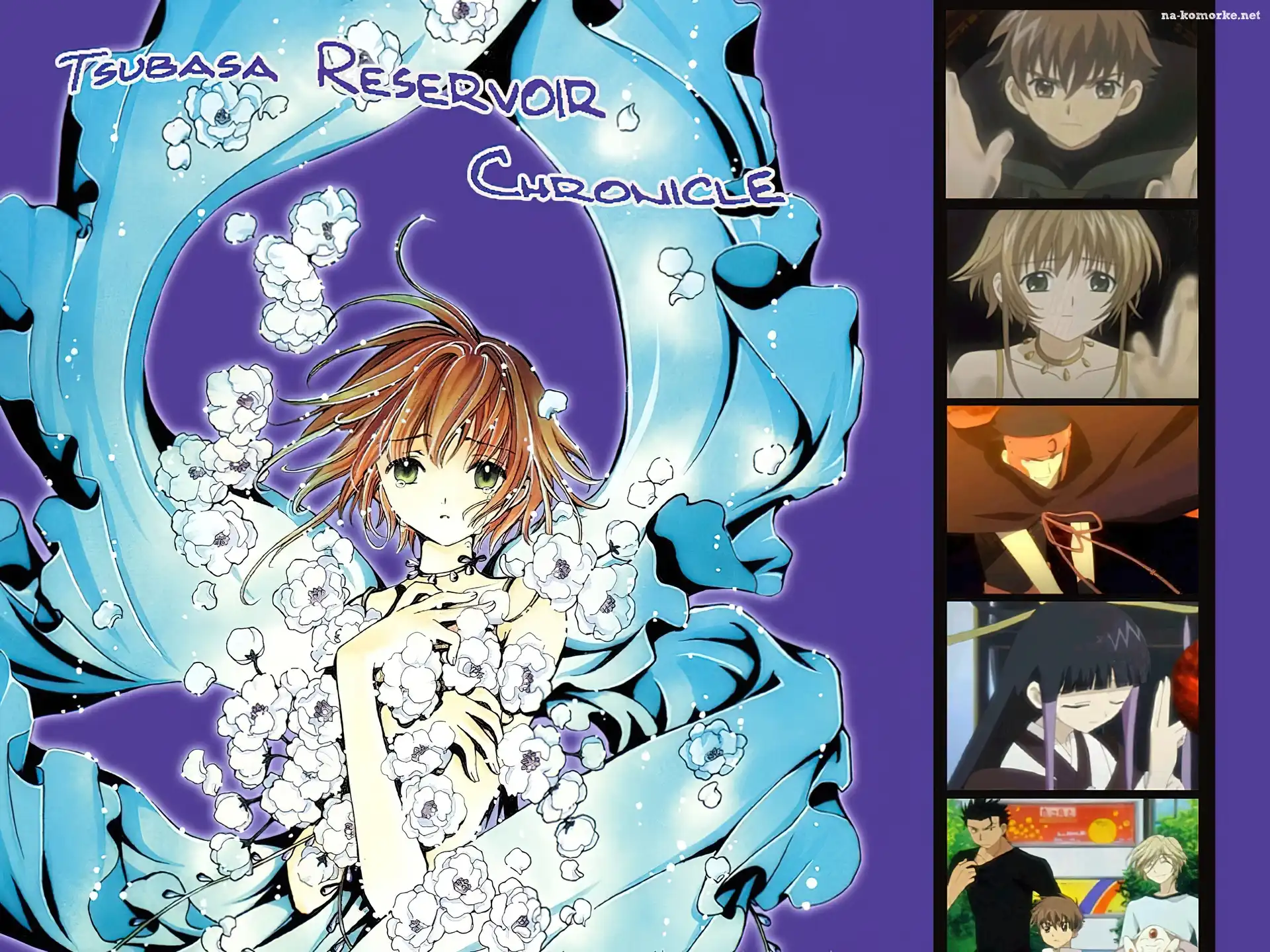 zdjęcia, Tsubasa Reservoir Chronicles, dziewczynka, kwiaty