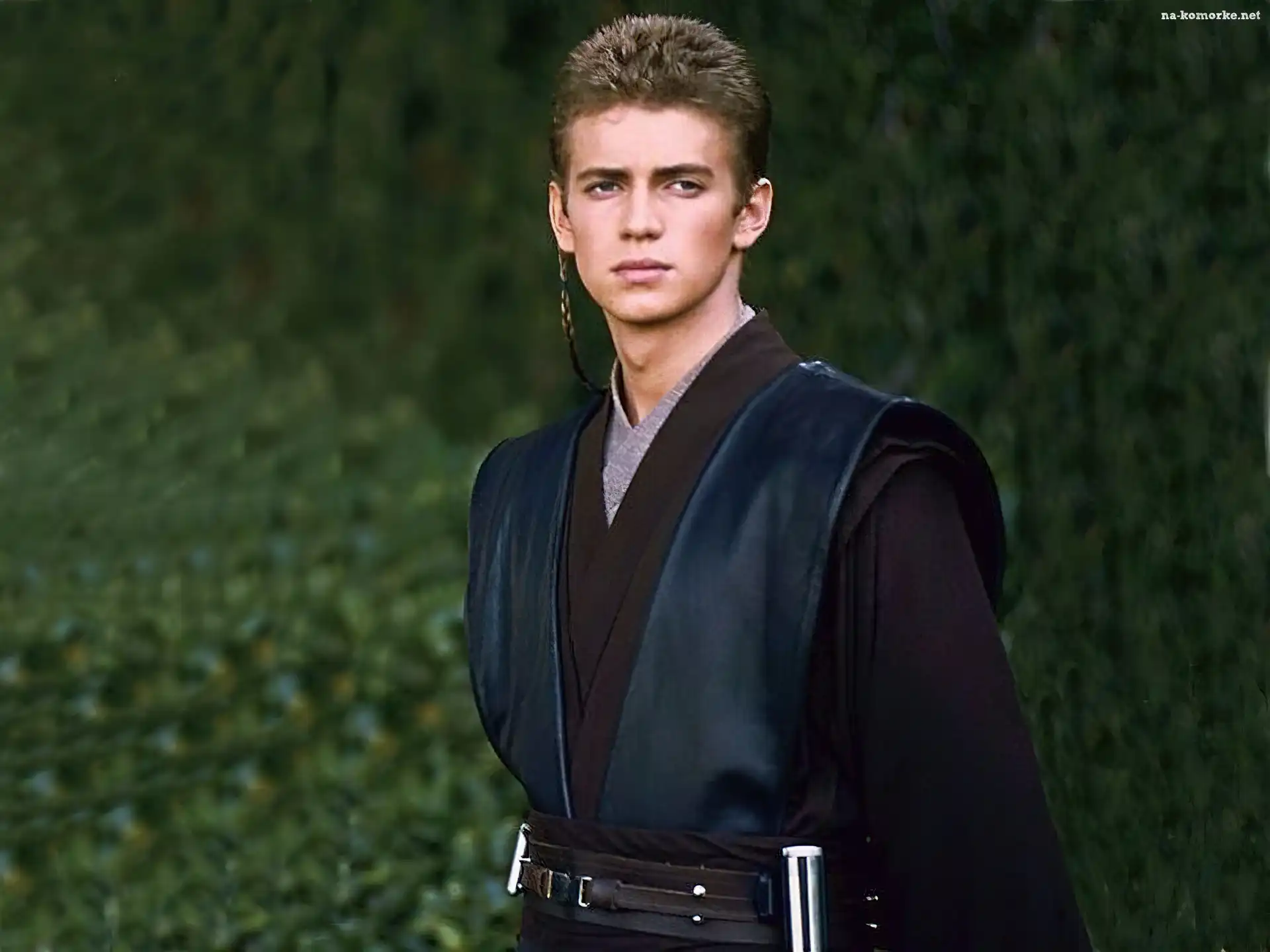 zieleń, strój, Star Wars, Hayden Christensen