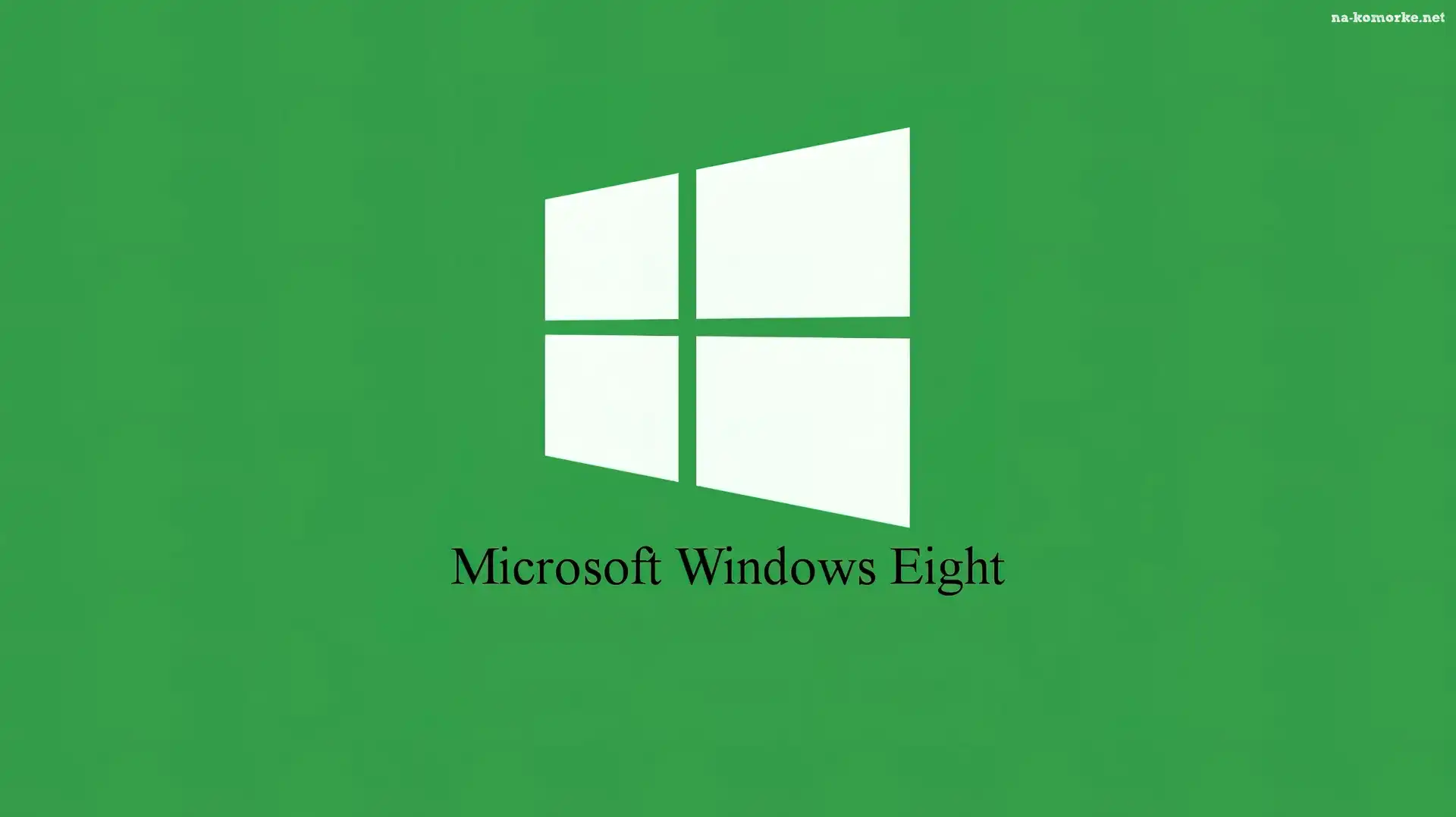 Zieleń, Logo, Microsoft Windows, Eight
