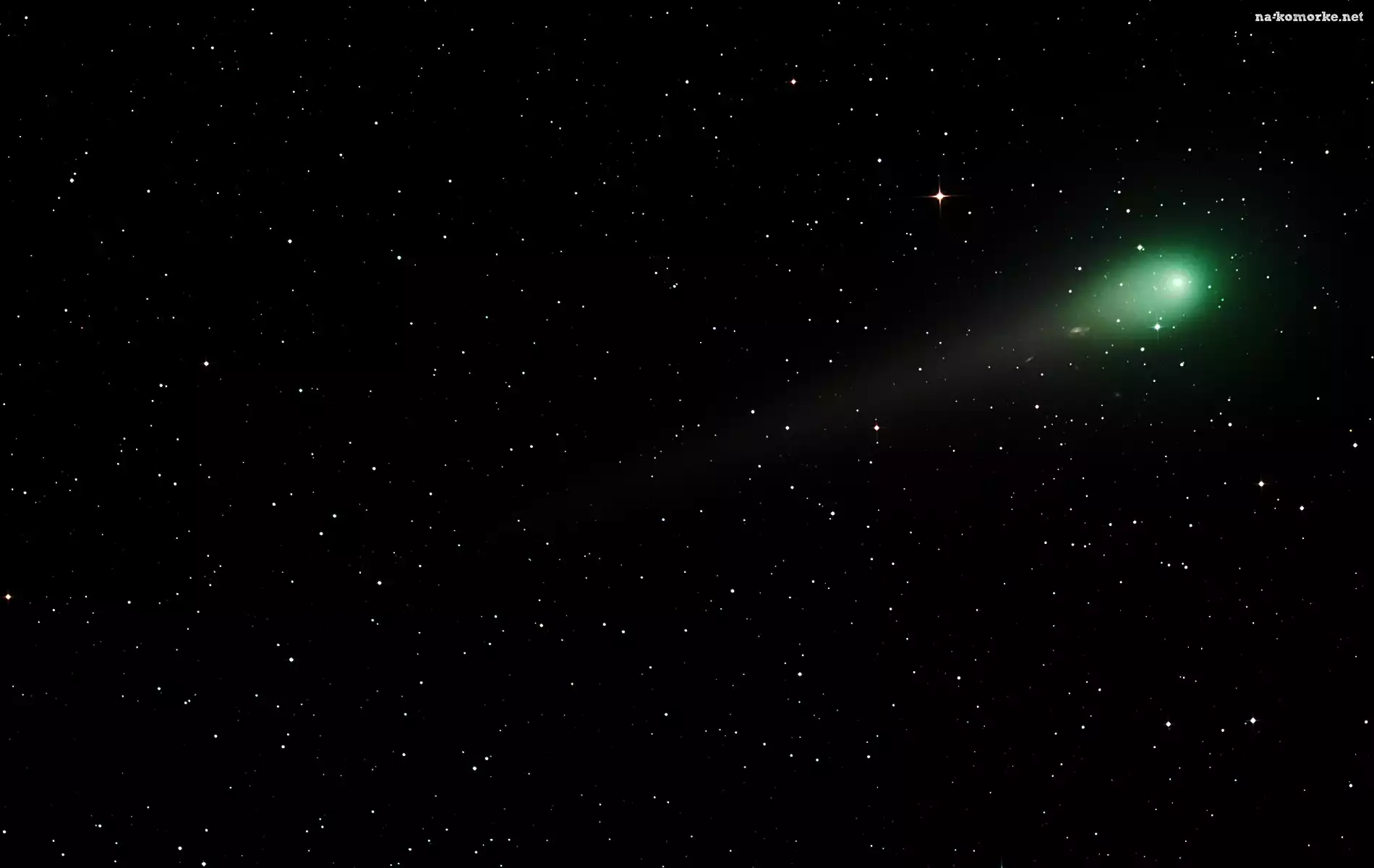 Kosmos, Zielona, Kometa