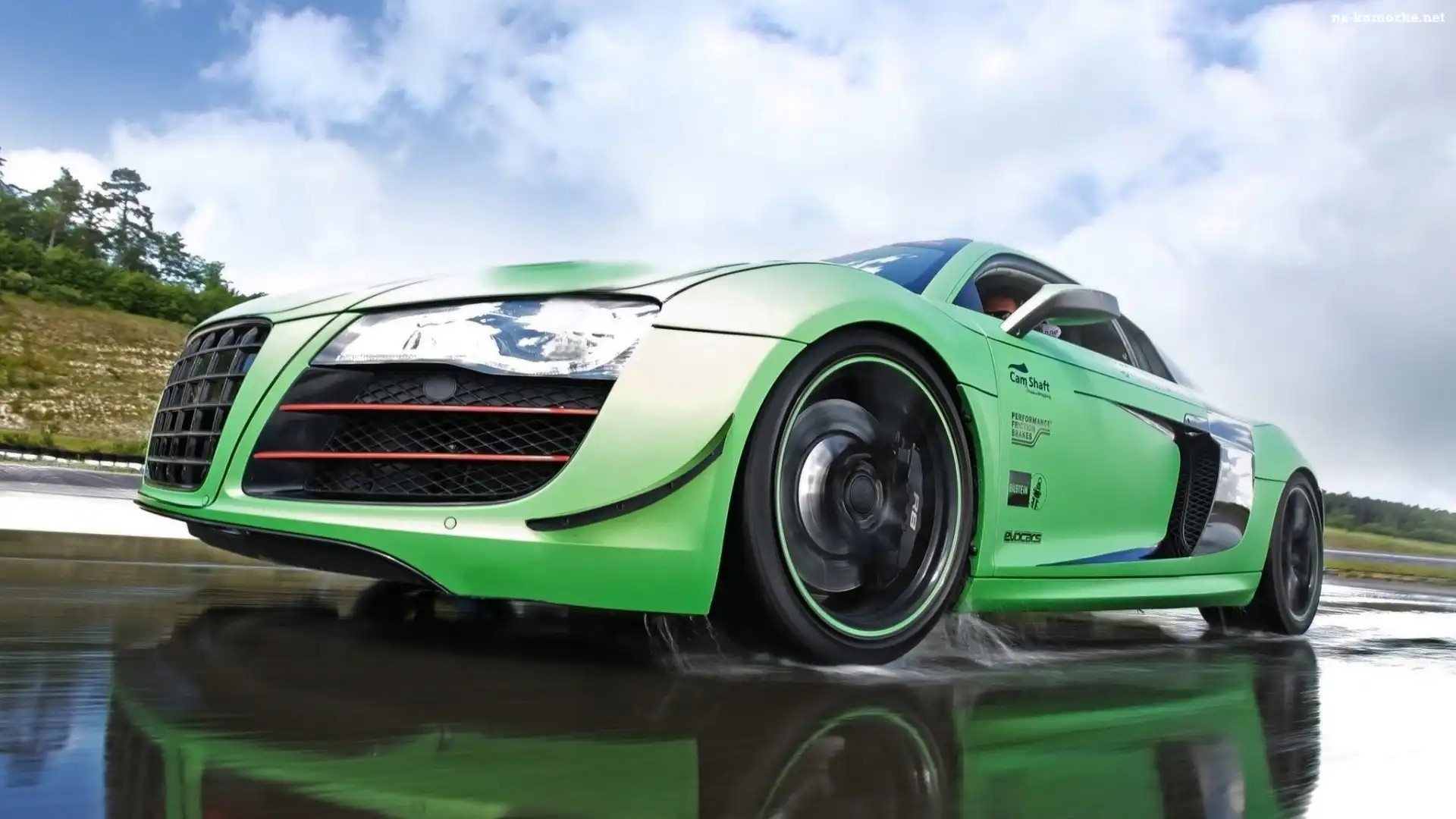 Zielone, R8, Auto, Audi
