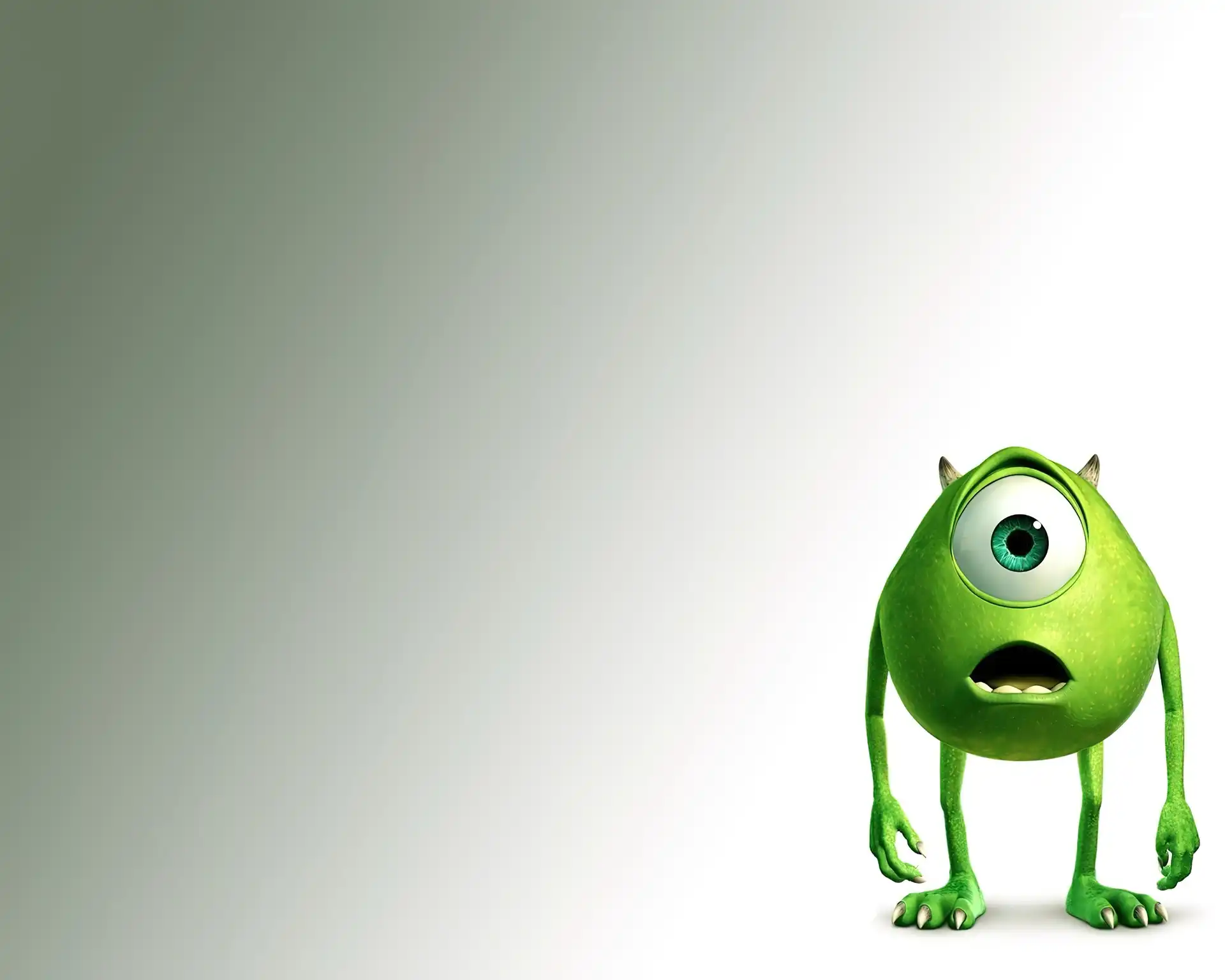 Mike Wazowski, Potwory i spółka, Monsters Inc, Zielony, Stworek