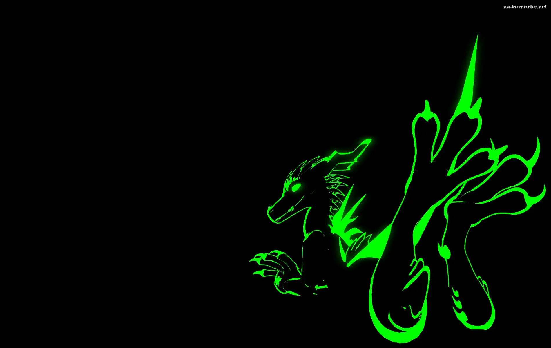 Zielony, Smok