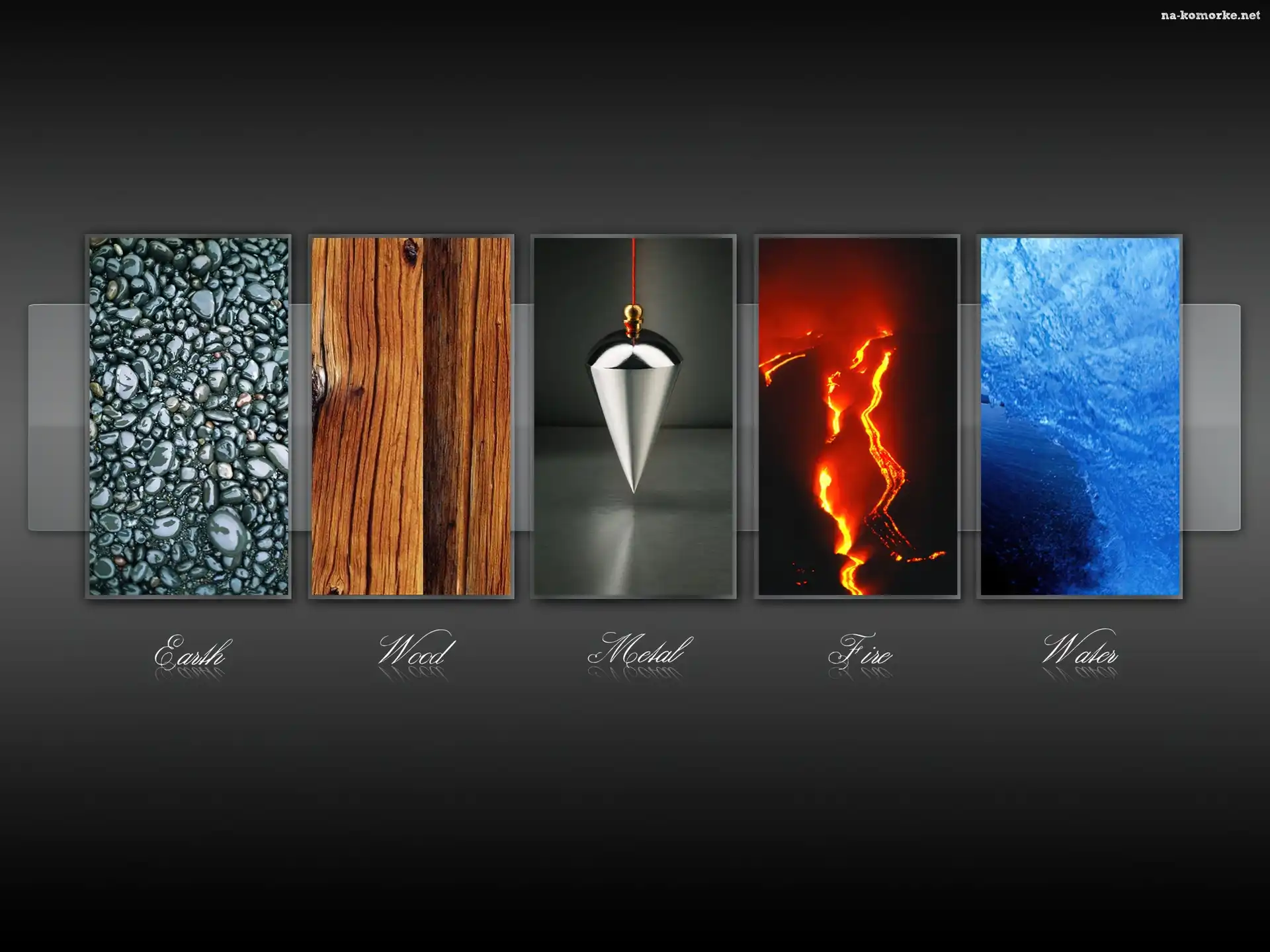 Ziemia, Woda, Ogien, Metal, Drewno
