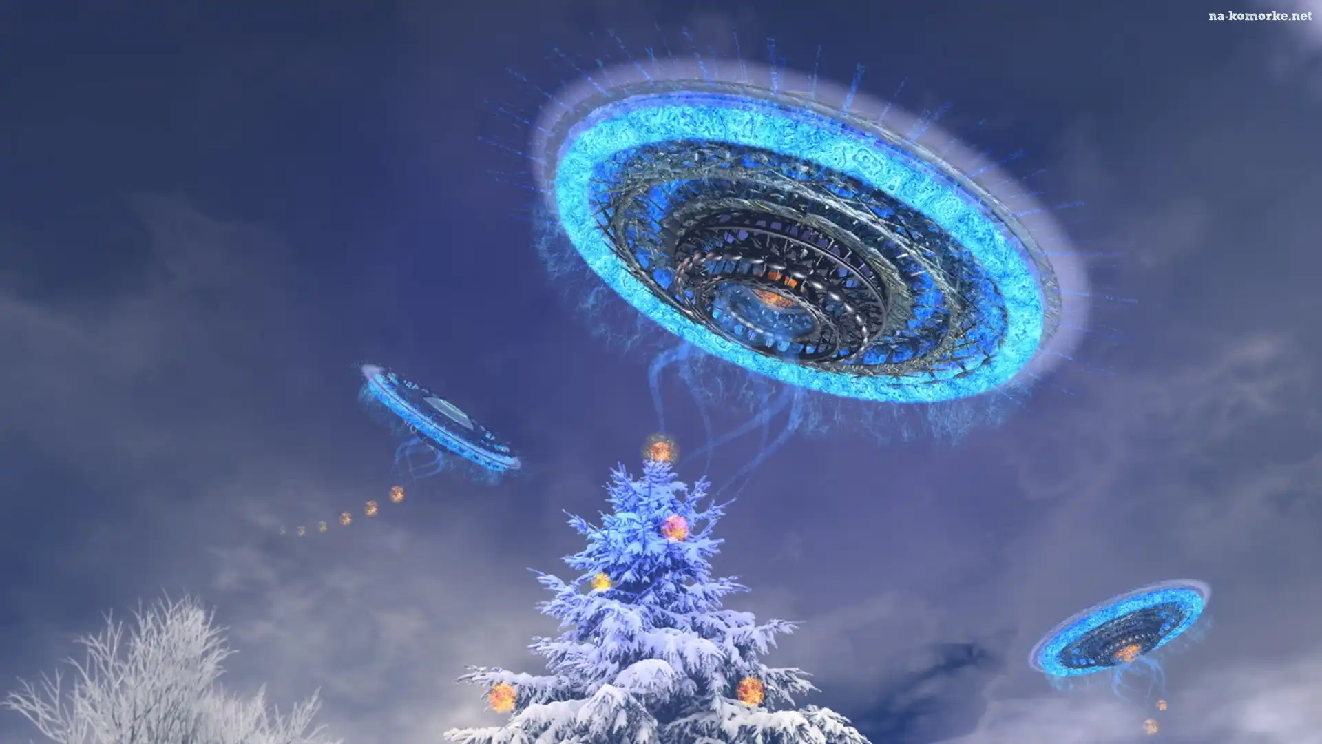 Choinka, Zima, Ufo