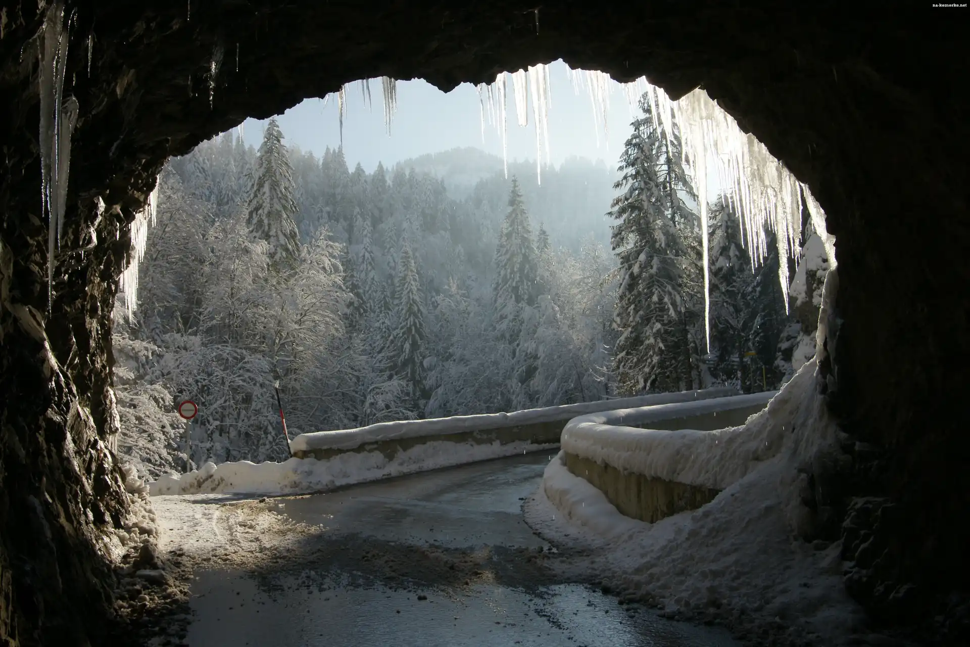 Zima, Sople, Droga, Tunel