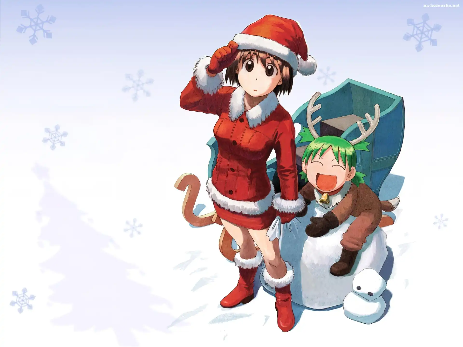 zima, Yotsubato, strój, Mikołaja