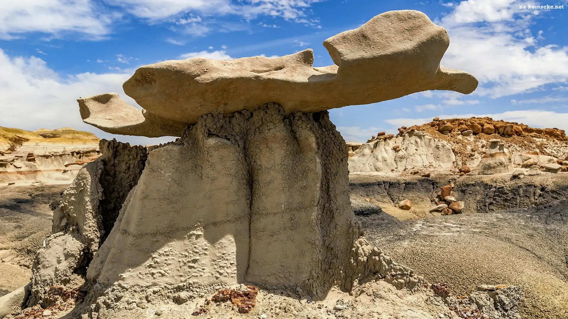 Formacje, Bisti Badlands, Nowy Meksyk, Skały, Stany Zjednoczone
