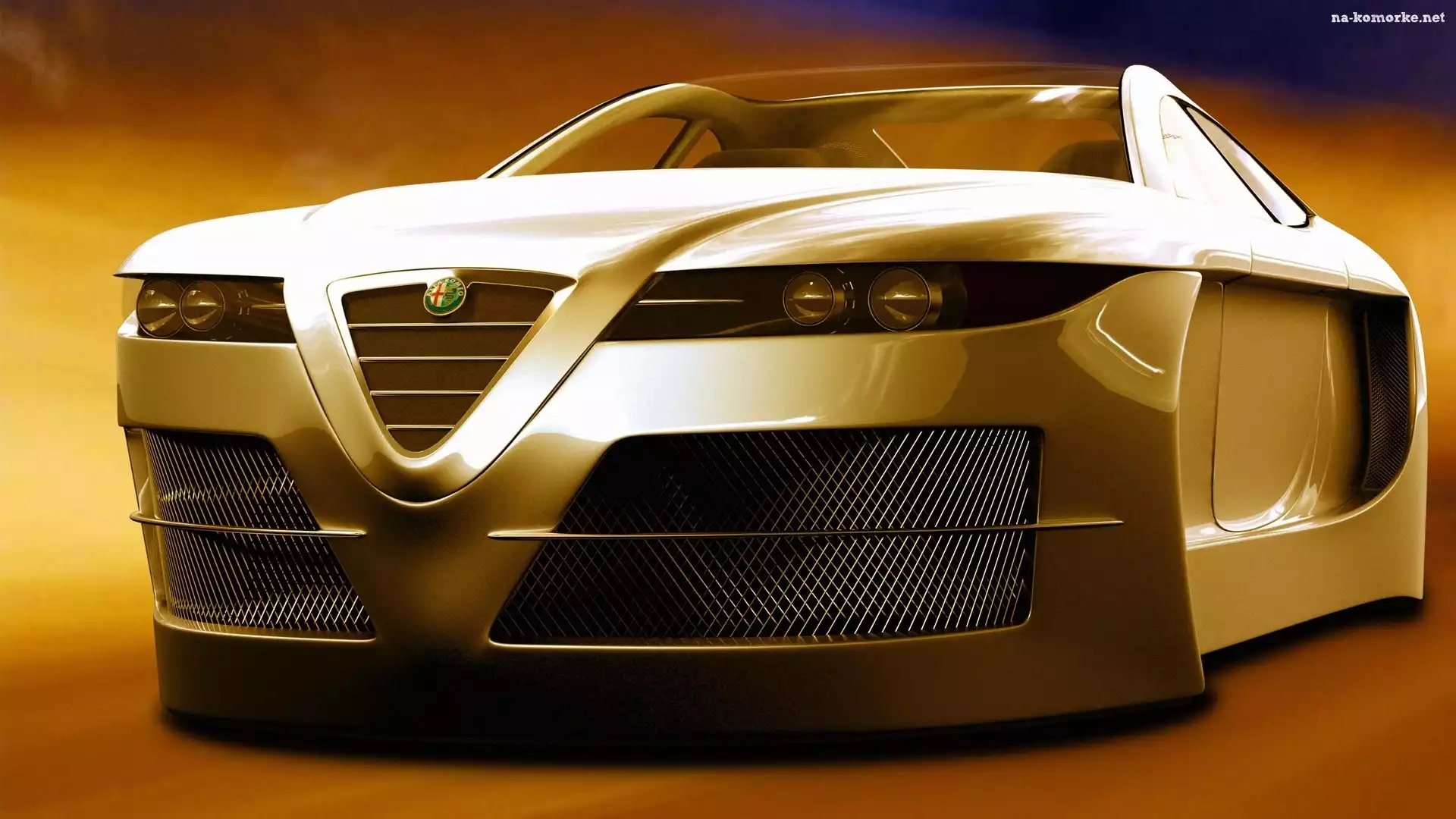 Złote, Tuning, Alfa Romeo, Wirtualny