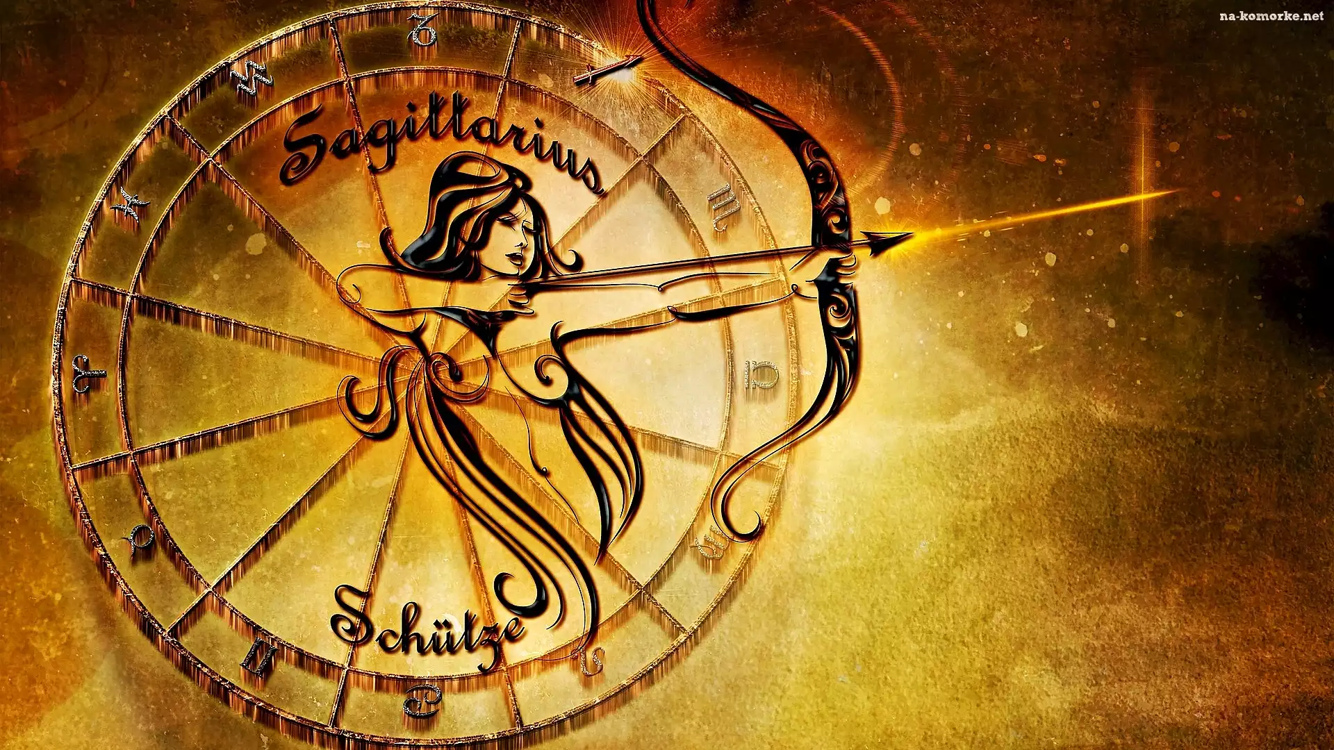 Znak, Grafika, Zodiaku, Strzelec