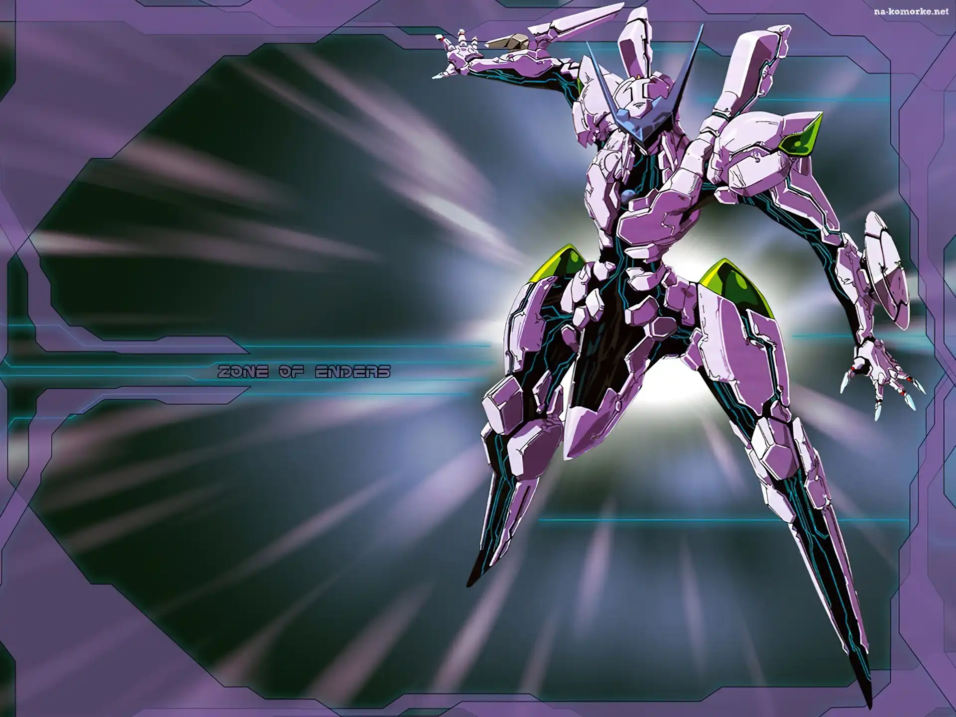 Zone Of The Enders, fioletowy, robot