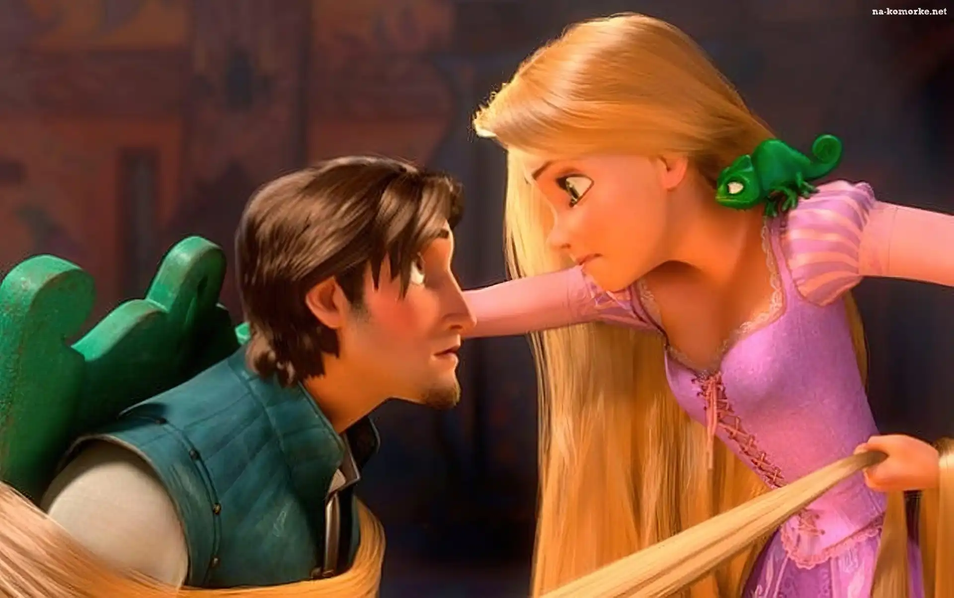 Zaplątani, Włosami, Tangled, Związany